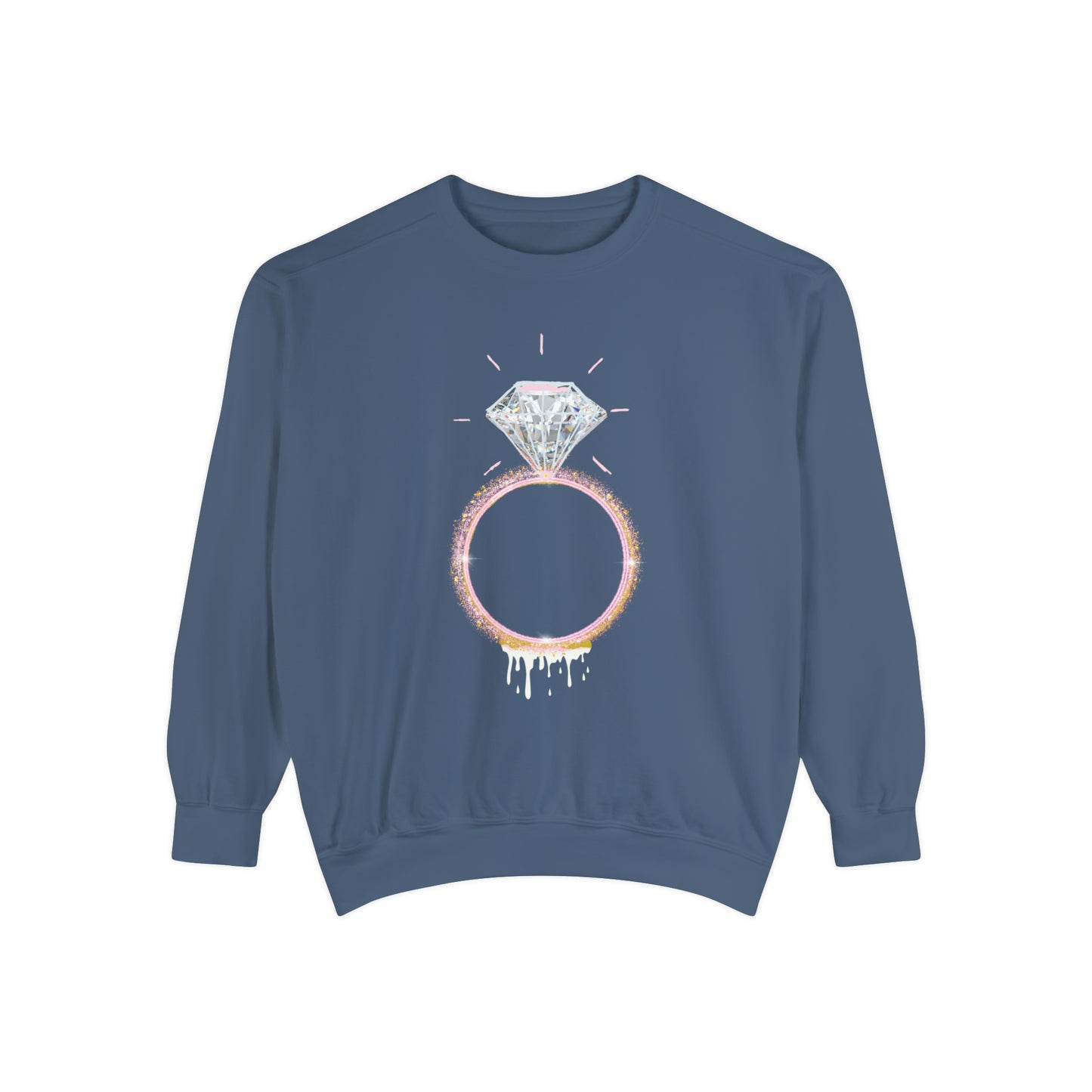 Melting Ice - Unisex Garment-Dyed Sweatshirt - Darlin Primrose