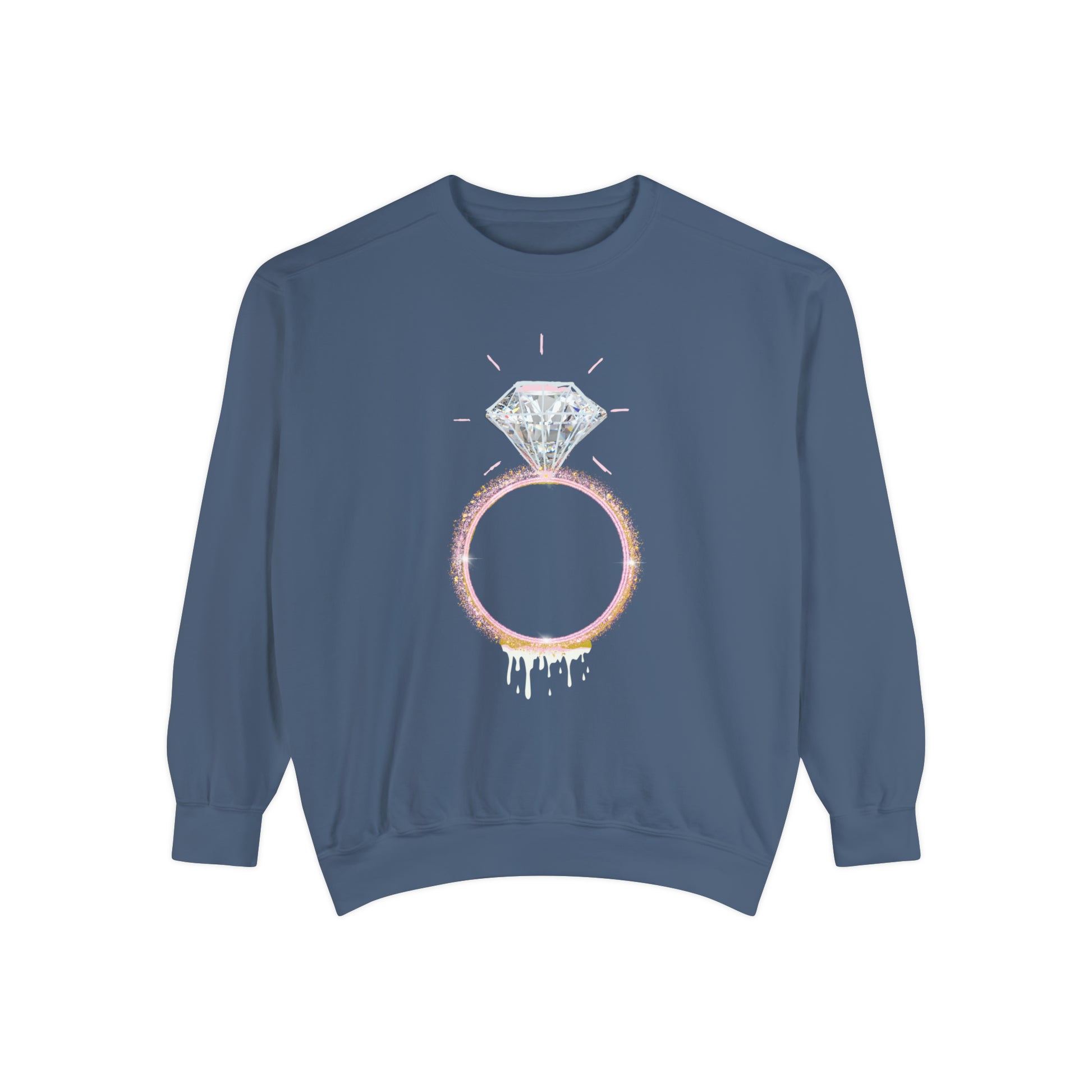 Melting Ice - Unisex Garment-Dyed Sweatshirt - Darlin Primrose