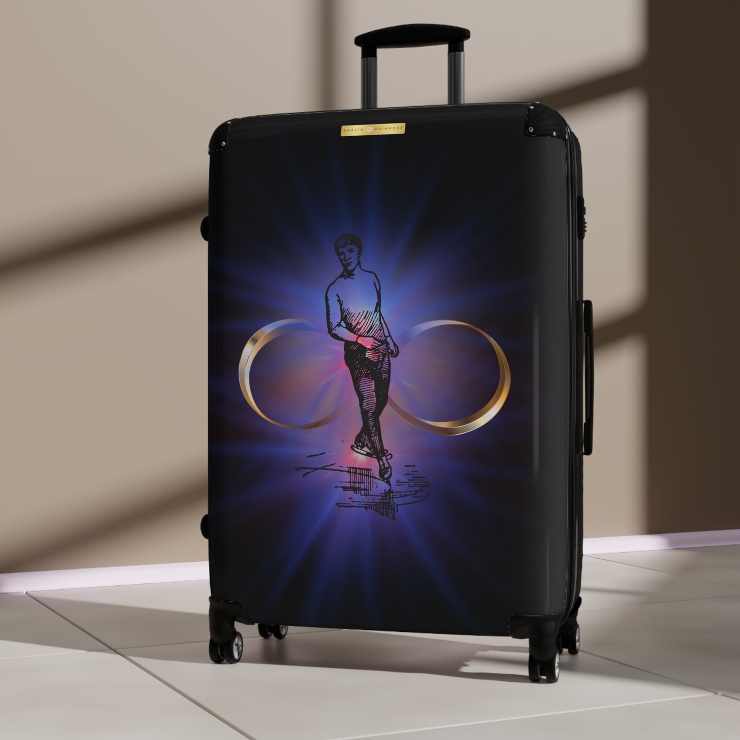 Figure Infinity ( Universe) Suitcase - Darlin Primrose