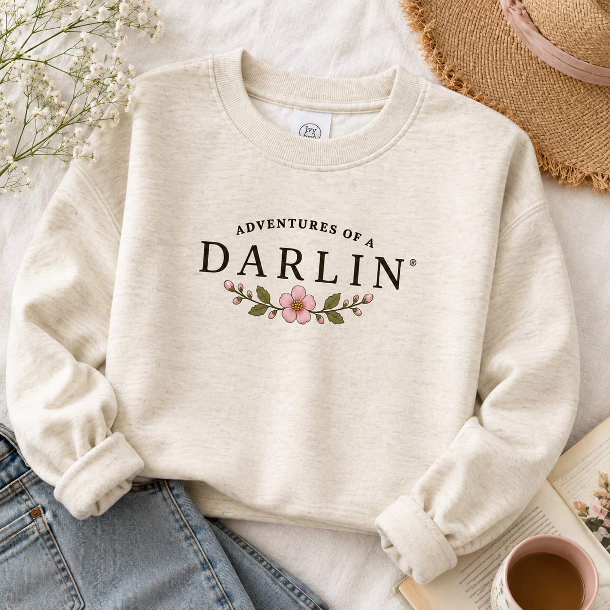 Adventures of a DARLIN® Kids Crewneck