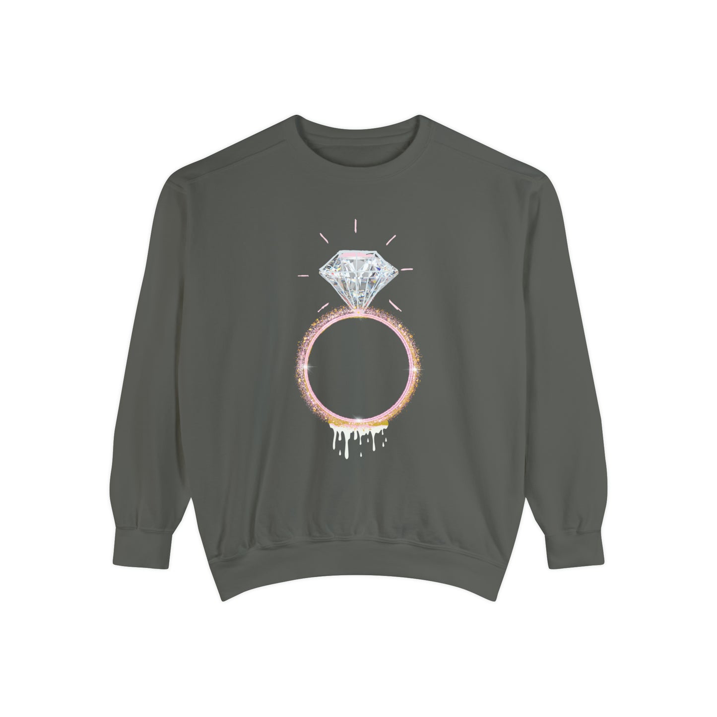 Melting Ice - Unisex Garment-Dyed Sweatshirt - Darlin Primrose