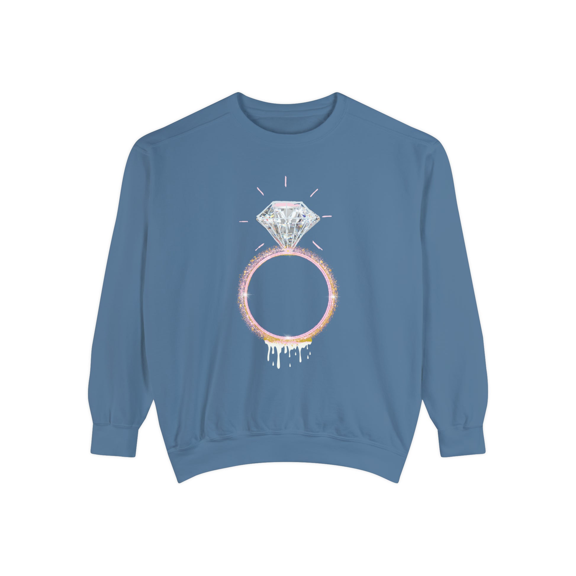 Melting Ice - Unisex Garment-Dyed Sweatshirt - Darlin Primrose