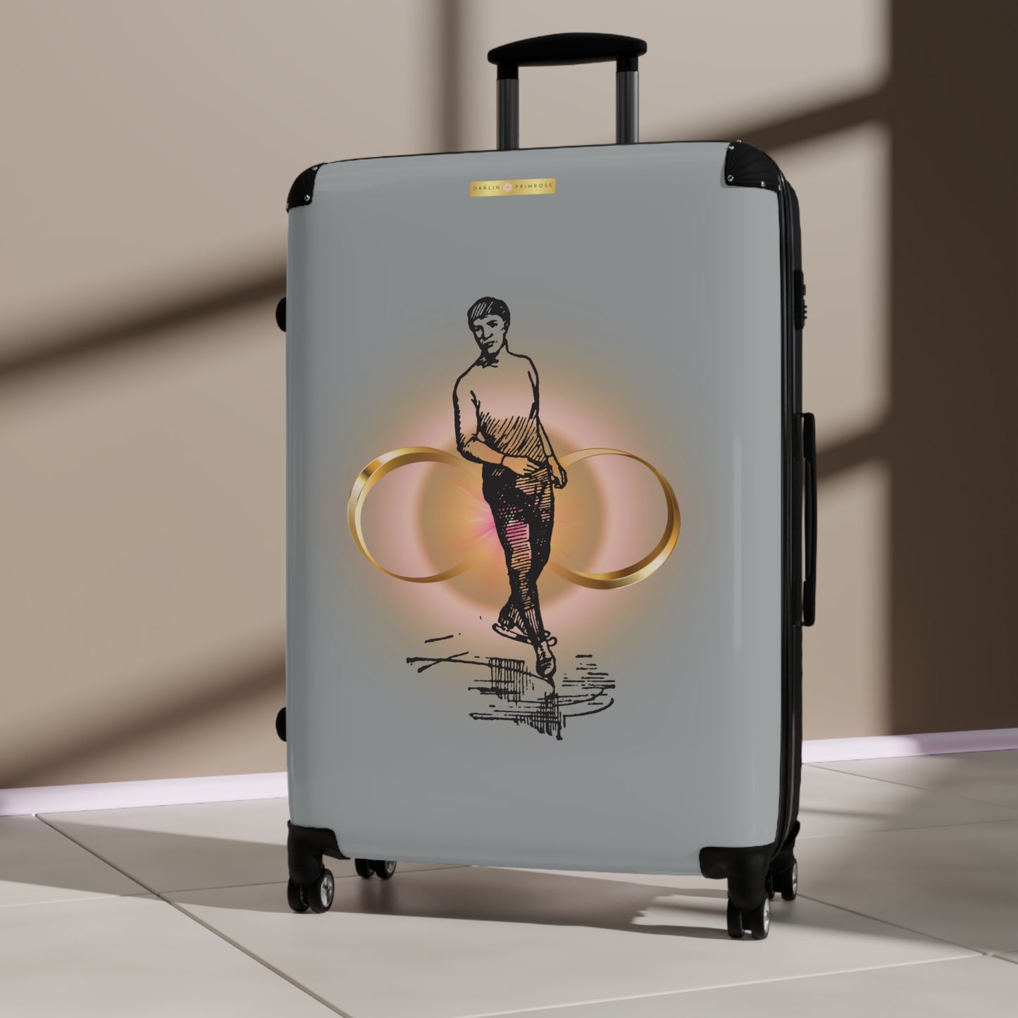 Figure Infinity ( Gray) -Suitcase - Darlin Primrose