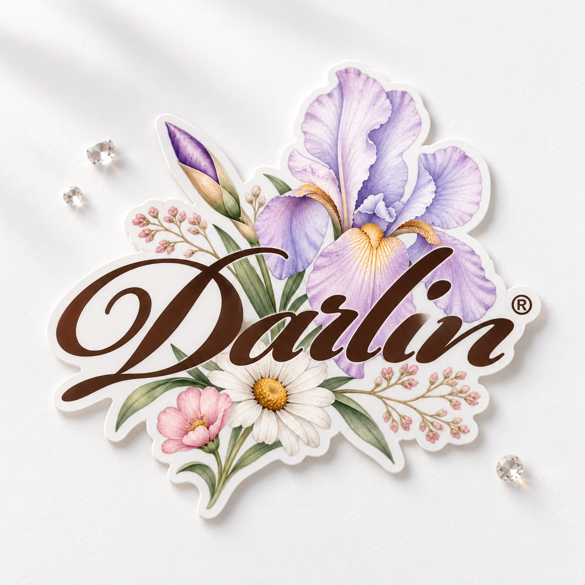 DARLIN® Wildflower Signature Sticker