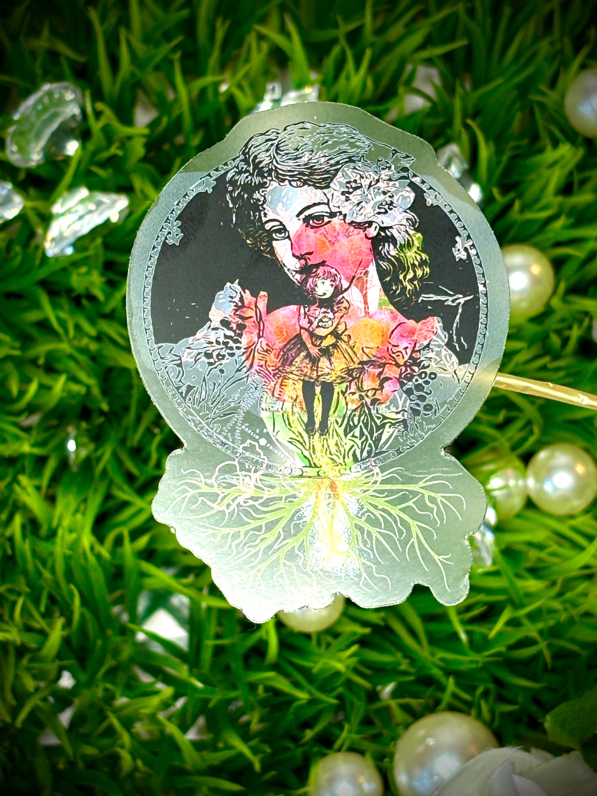 Inner Child - CLEAR WATERPROOF VINYL STICKER, 2.17 x 3" - Darlin Primrose