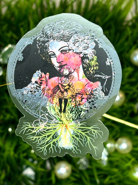 Inner Child - CLEAR WATERPROOF VINYL STICKER, 2.17 x 3" - Darlin Primrose
