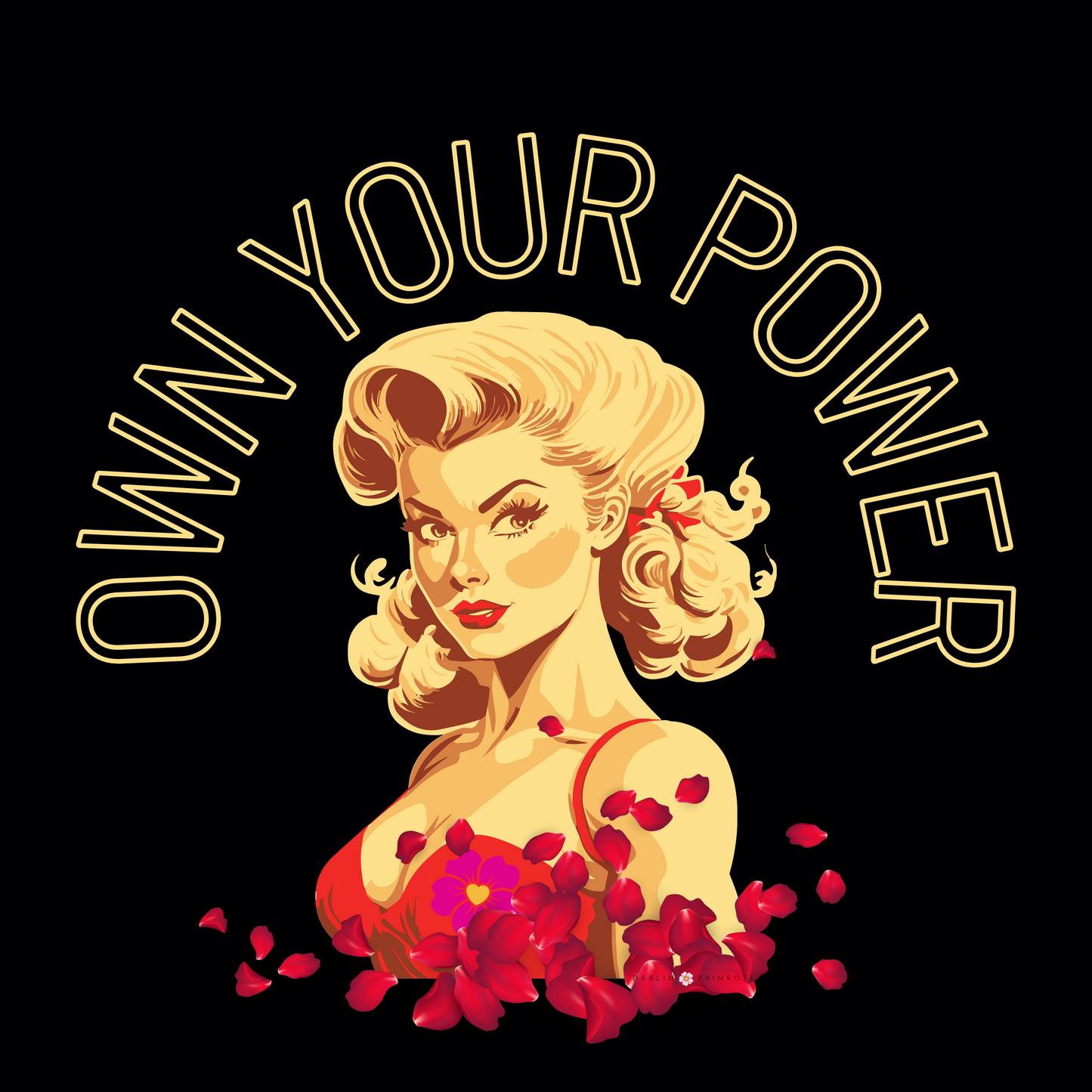 Own Your Power-Spiral notebook - Darlin Primrose