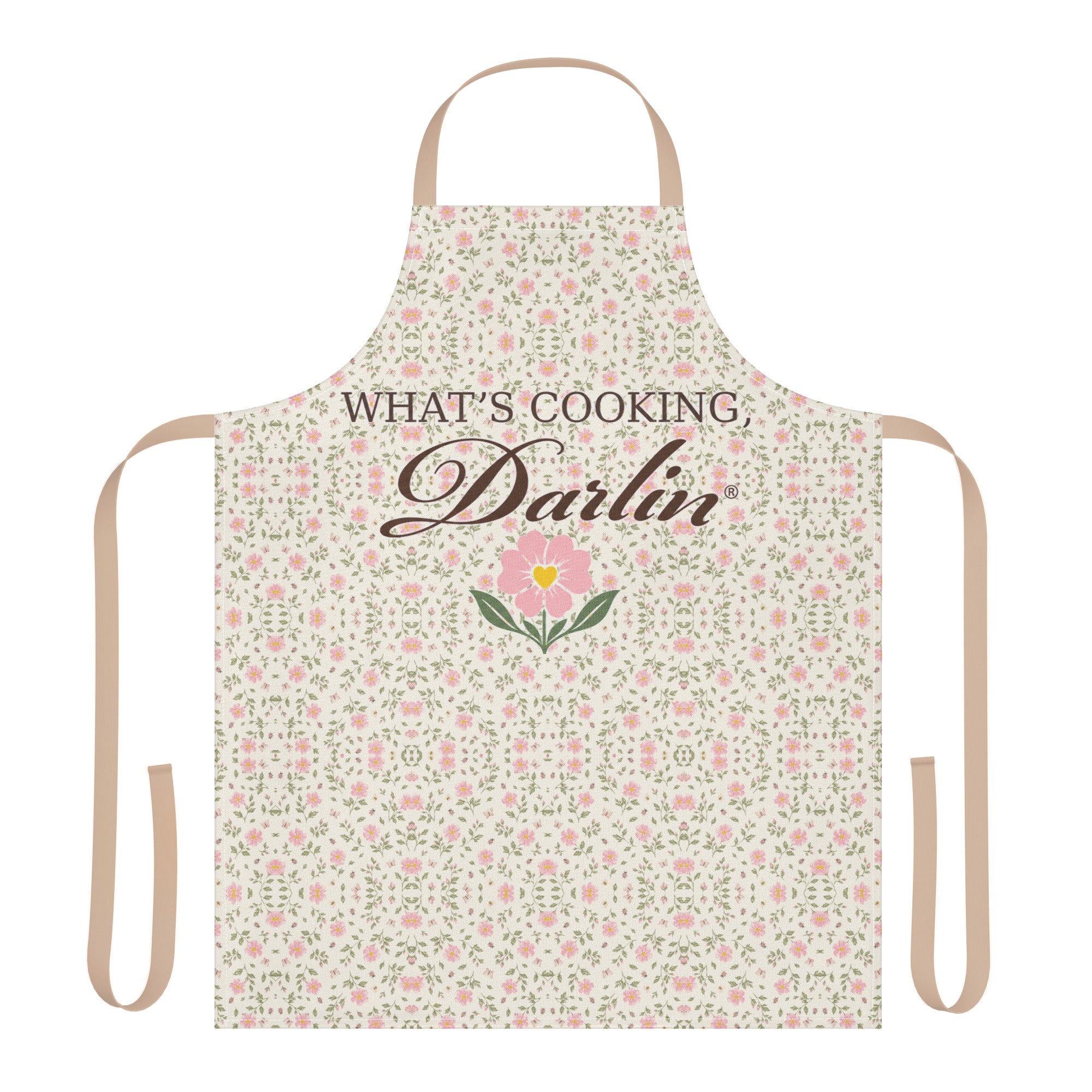 DARLIN® House What’s Cooking apron with primrose botanical pattern