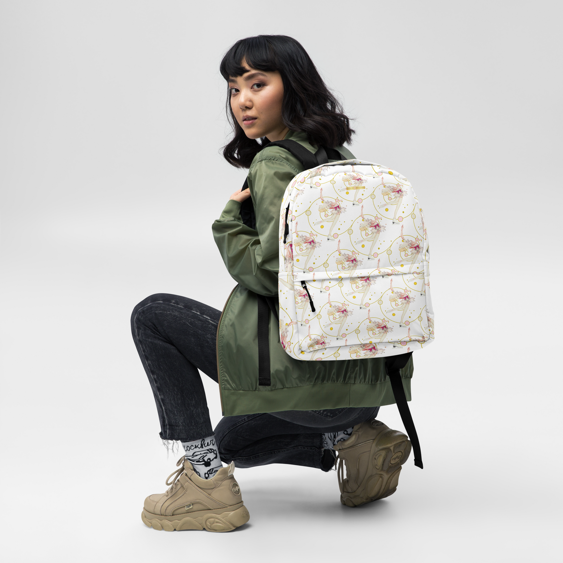 Spinfinity ( White) Backpack - Darlin Primrose