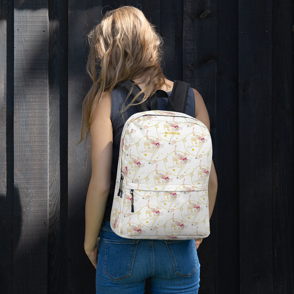Spinfinity ( White) Backpack - Darlin Primrose