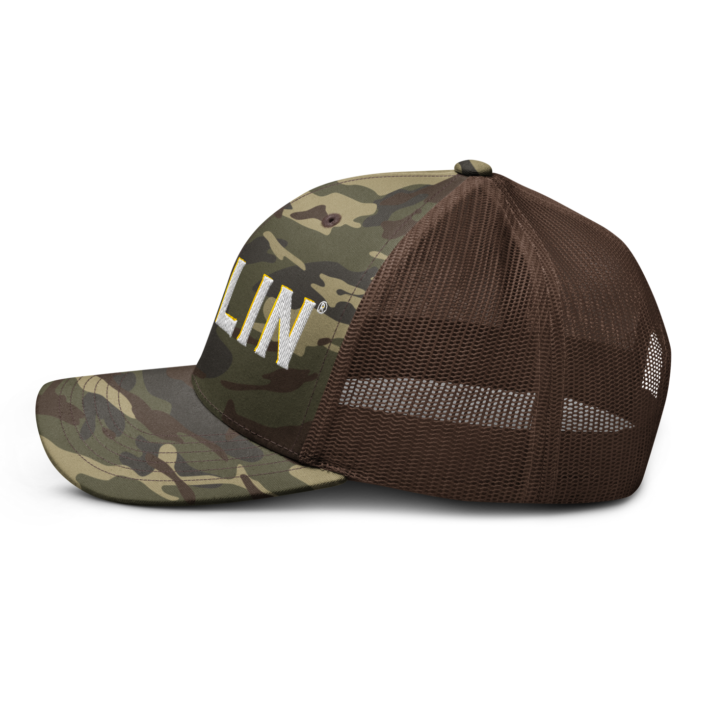 Side Angle of Retro Darlin® Snapback Featuring Mesh Back