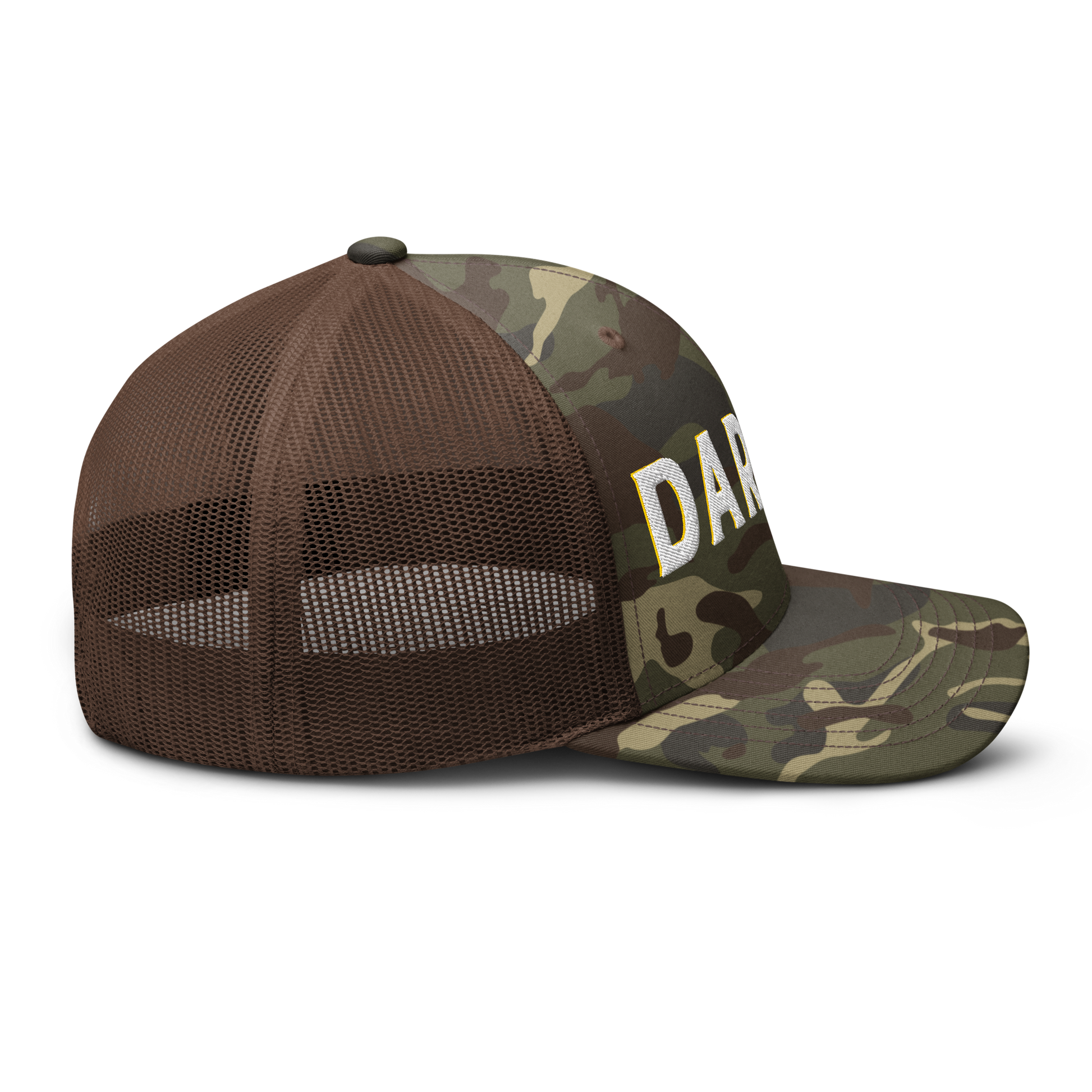 Side Angle of Retro Darlin® Snapback Featuring Mesh Back