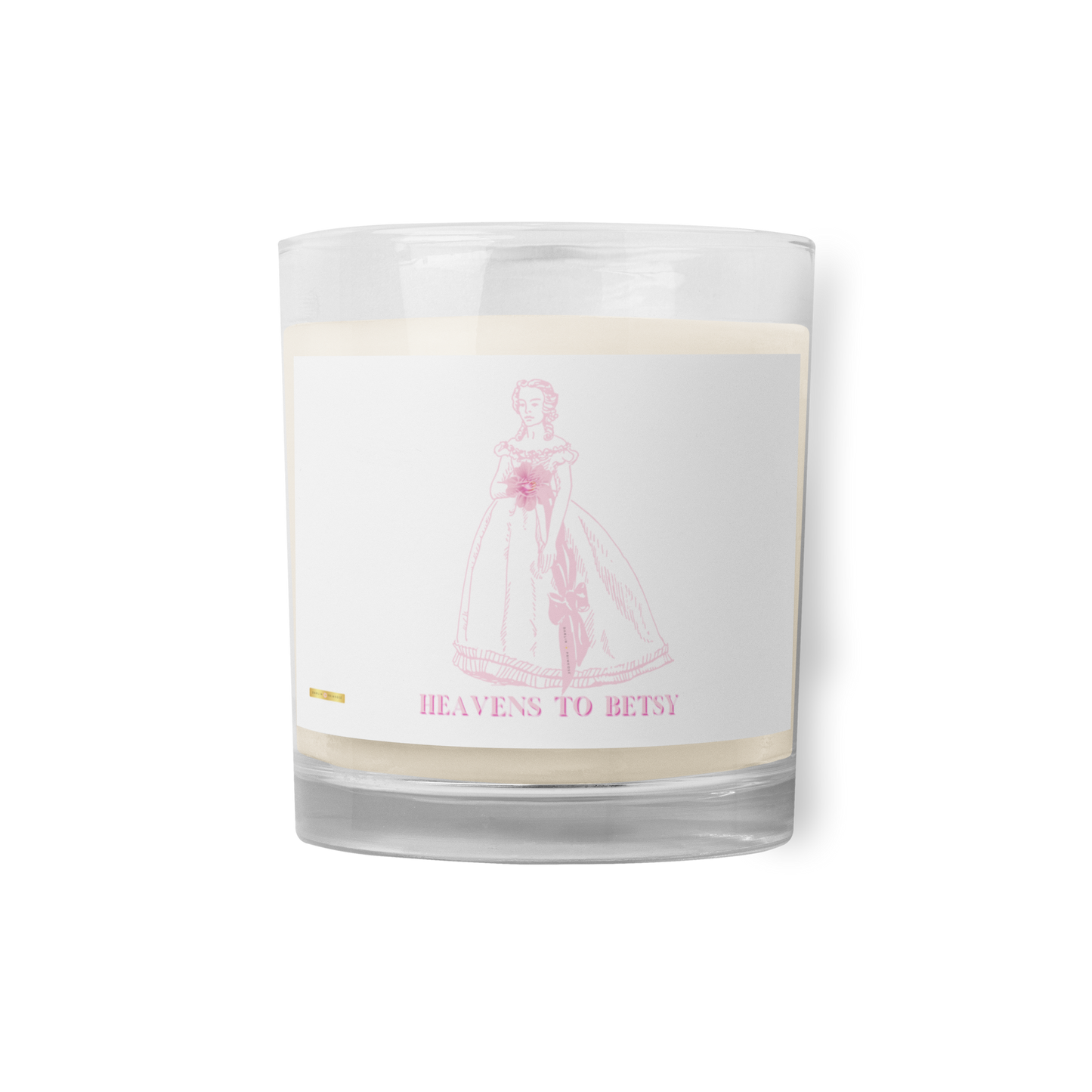Heavens to Betsy-Glass jar soy wax candle - Darlin Primrose