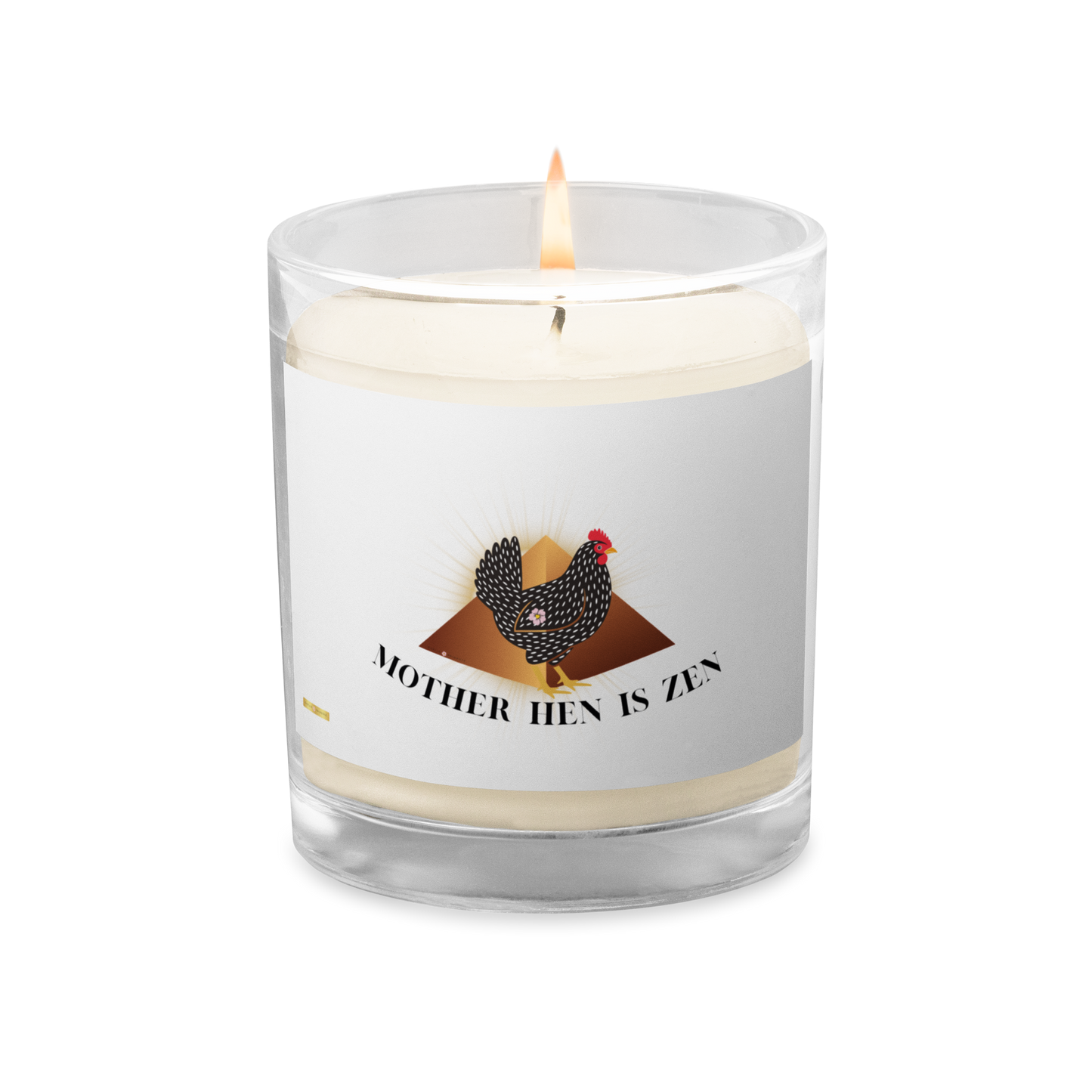 Mother Hen is Zen-Glass jar soy wax candle - Darlin Primrose