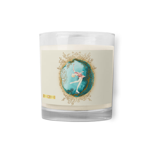 Rosalyn Layback ( Cream) Glass jar soy wax candle - Darlin Primrose