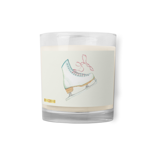 Art Skate -Glass jar soy wax candle - Darlin Primrose