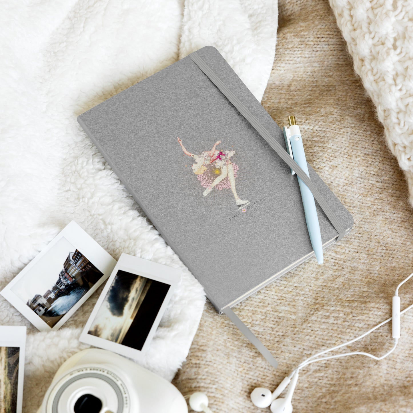 Magic Layback Skater -Hardcover bound notebook - Darlin Primrose