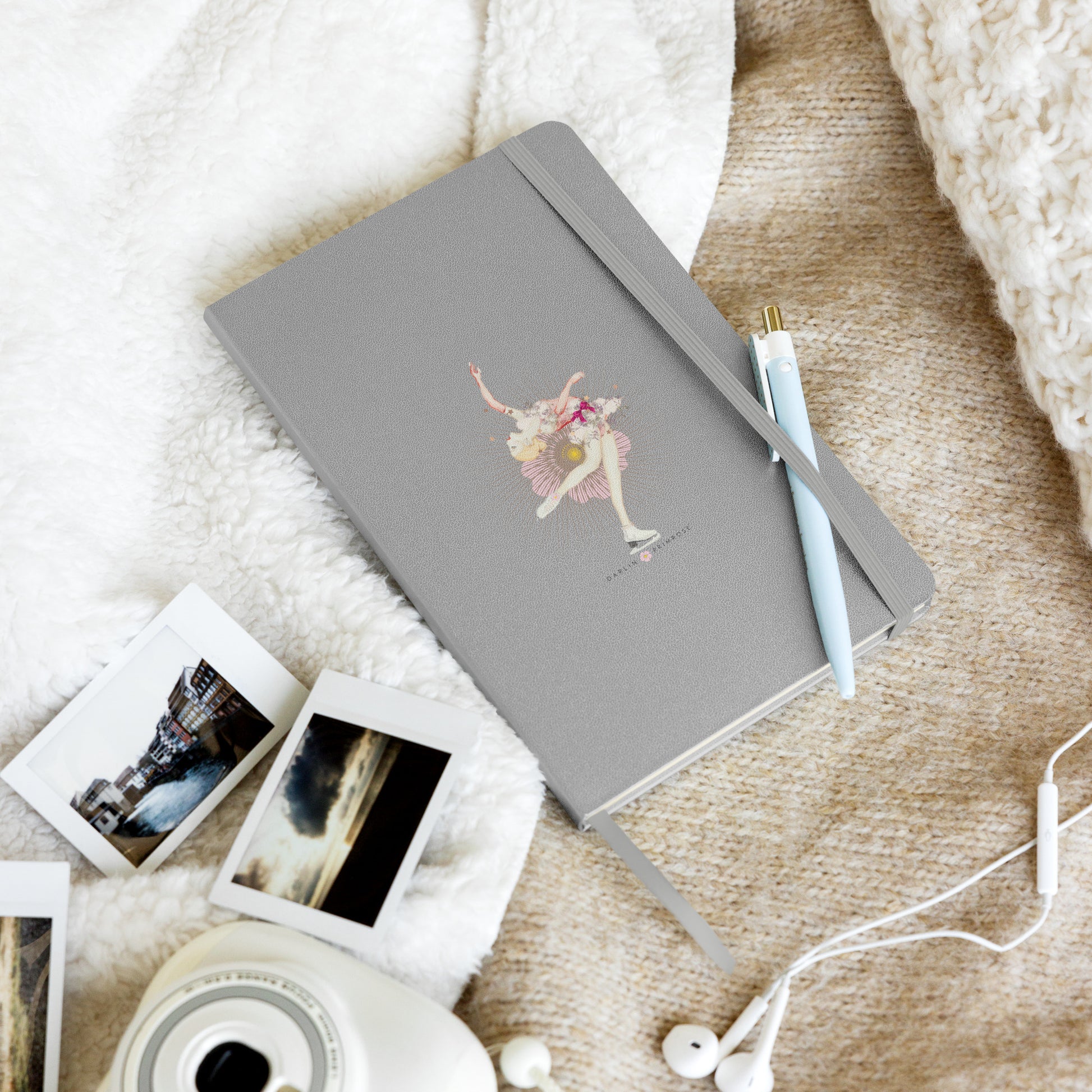 Magic Layback Skater -Hardcover bound notebook - Darlin Primrose
