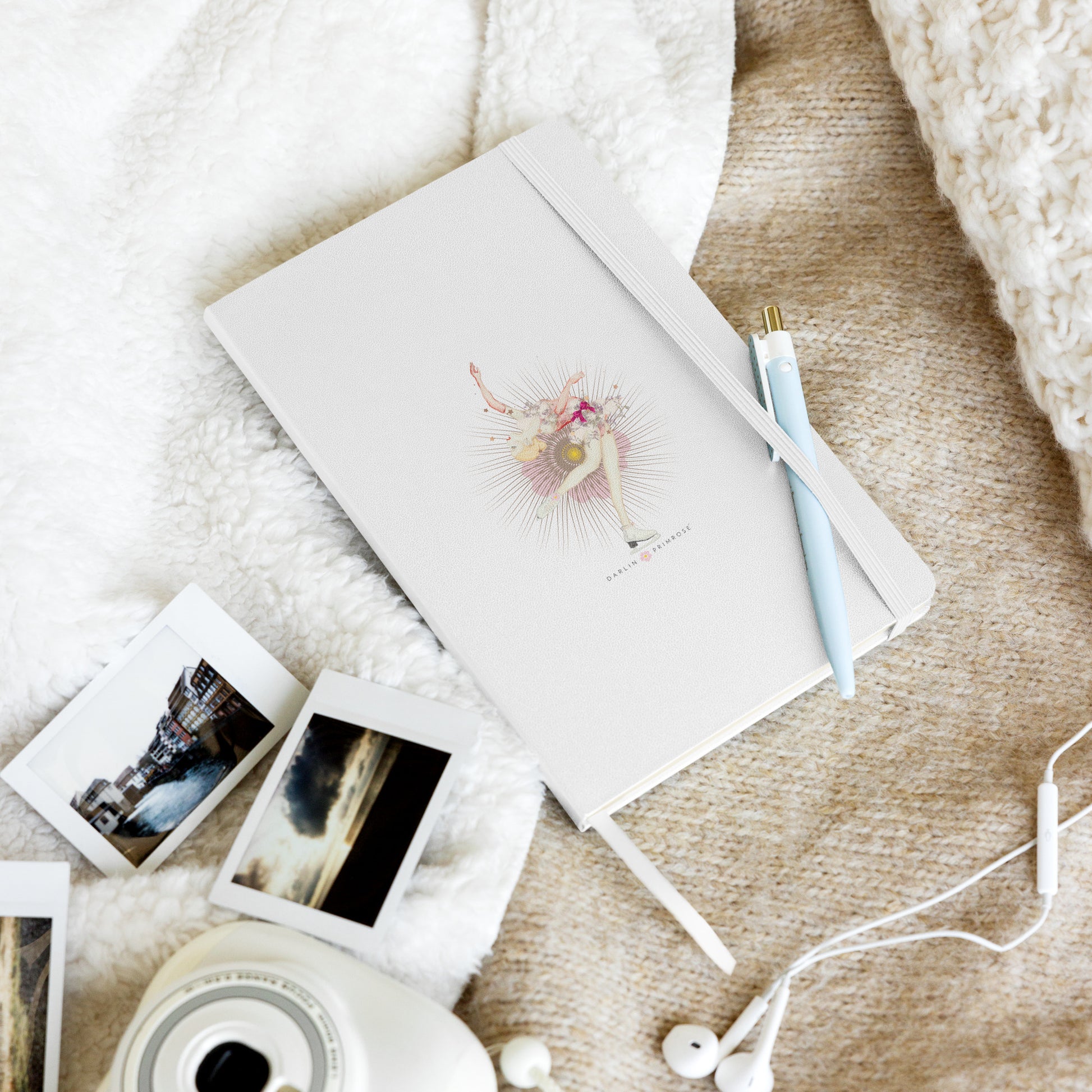 Magic Layback Skater -Hardcover bound notebook - Darlin Primrose