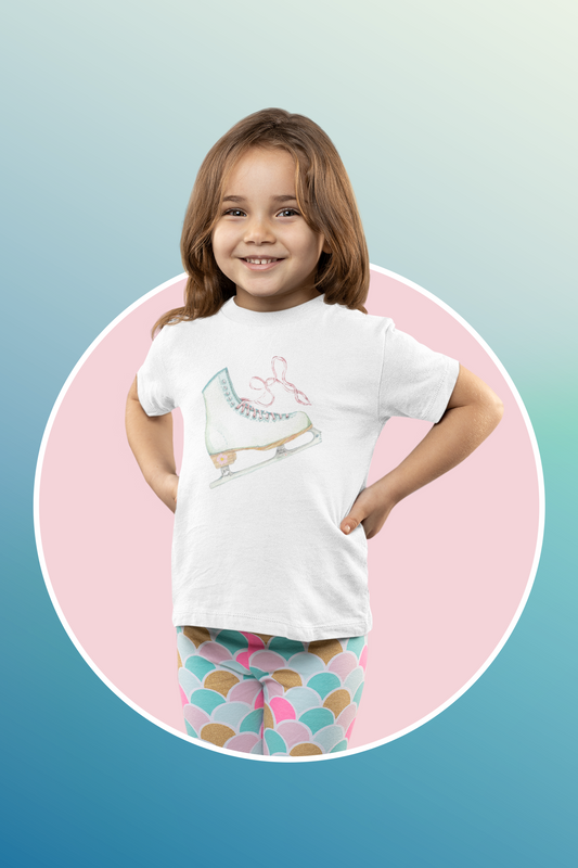 Art Skate-Kids Short Sleeve Tee - Darlin Primrose