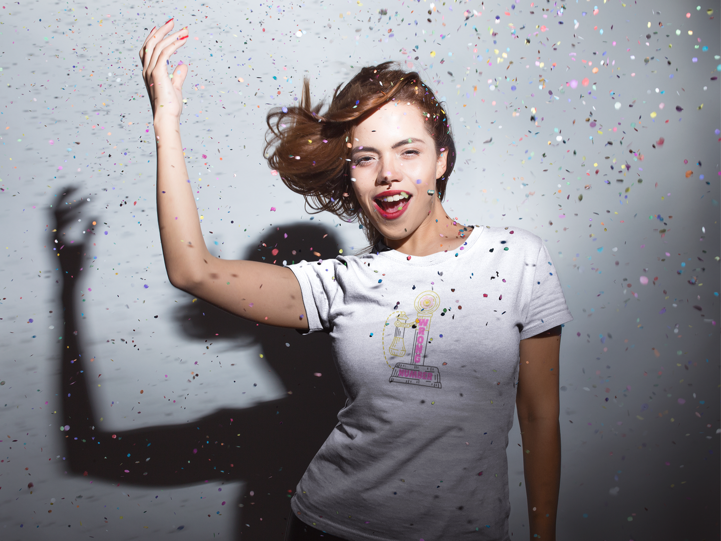 Wrong Number-Women's Softstyle Tee-Darlin Primrose™