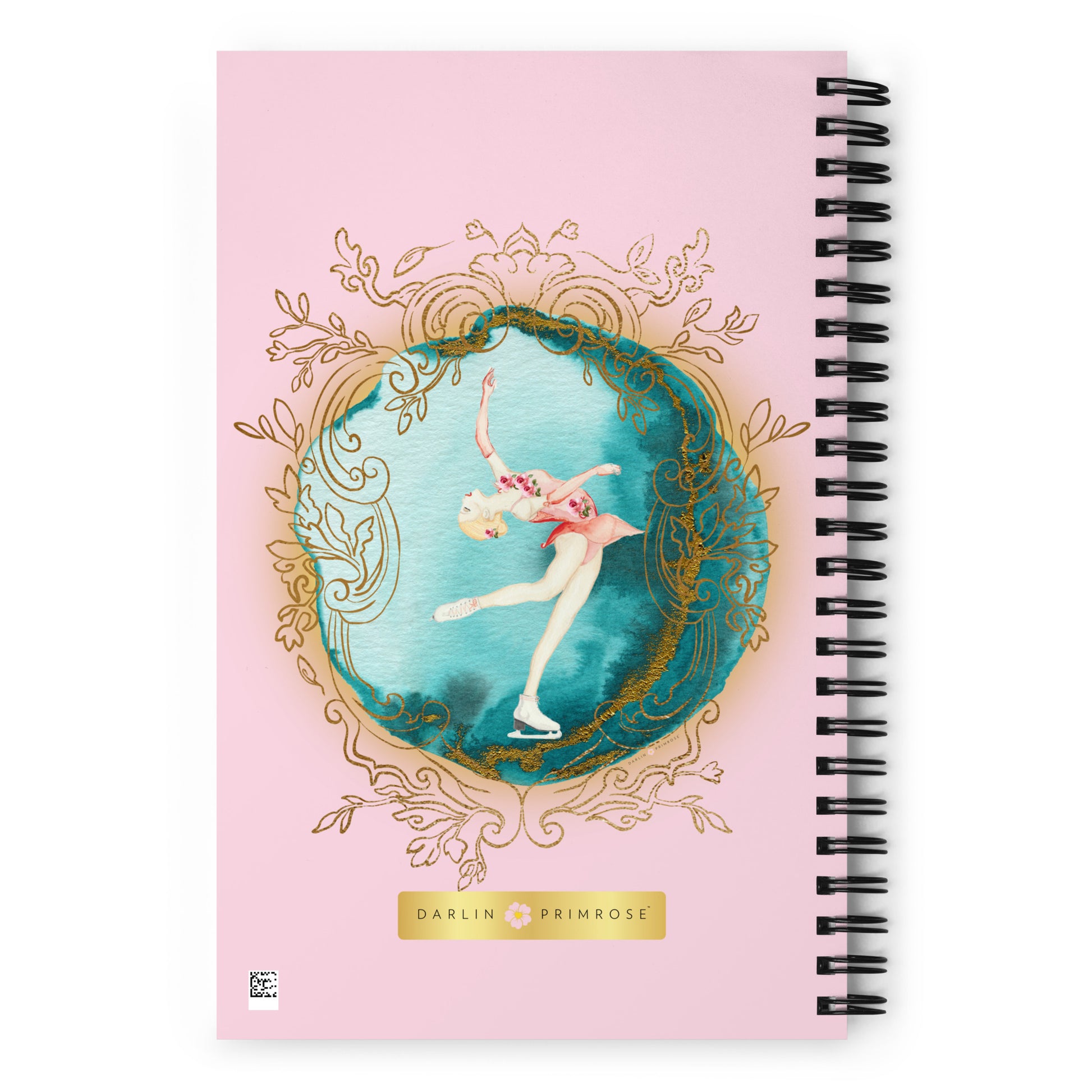 Rosalyn Layback ( Rose) Spiral notebook - Darlin Primrose