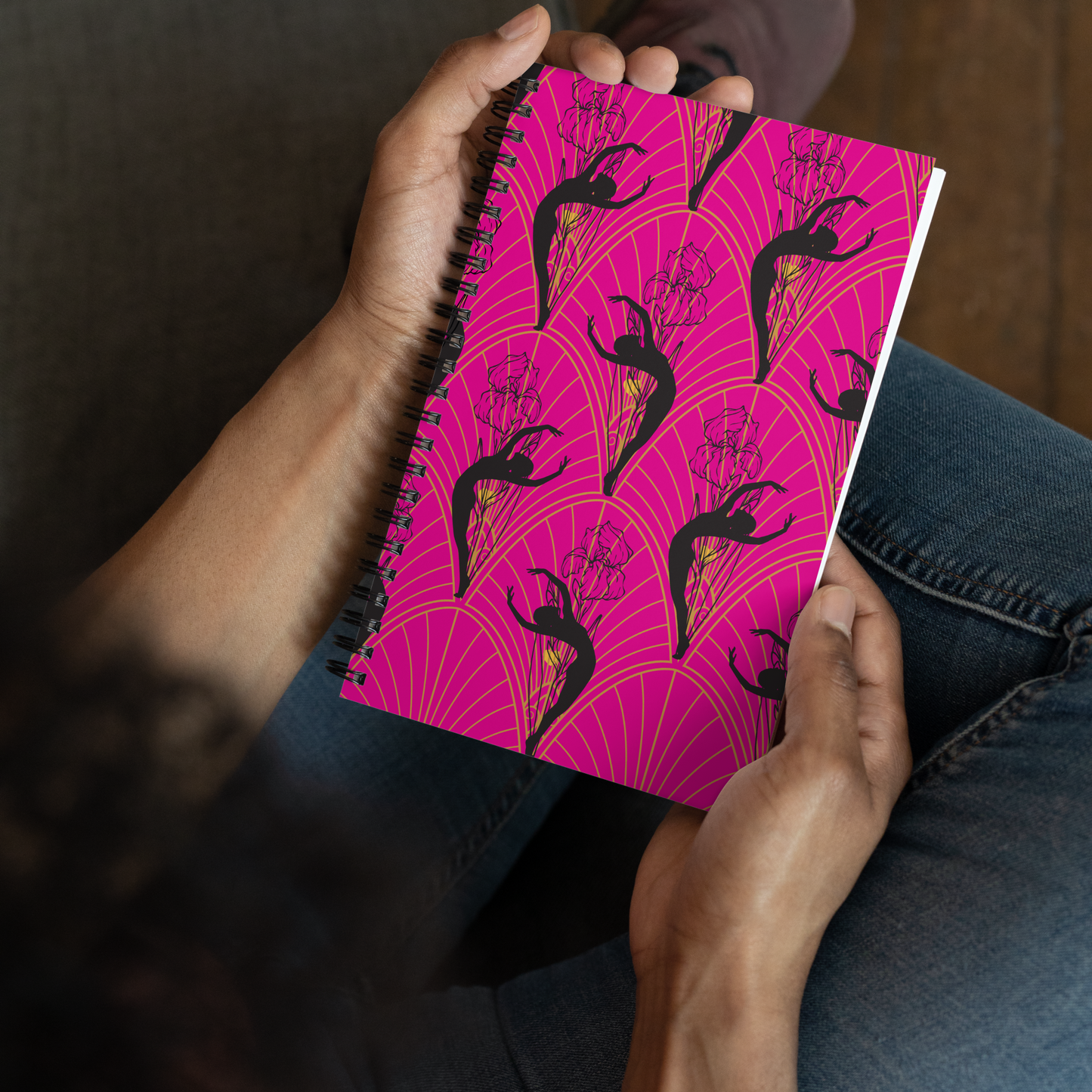 Art Silhouette Arch-Spiral notebook - Darlin Primrose