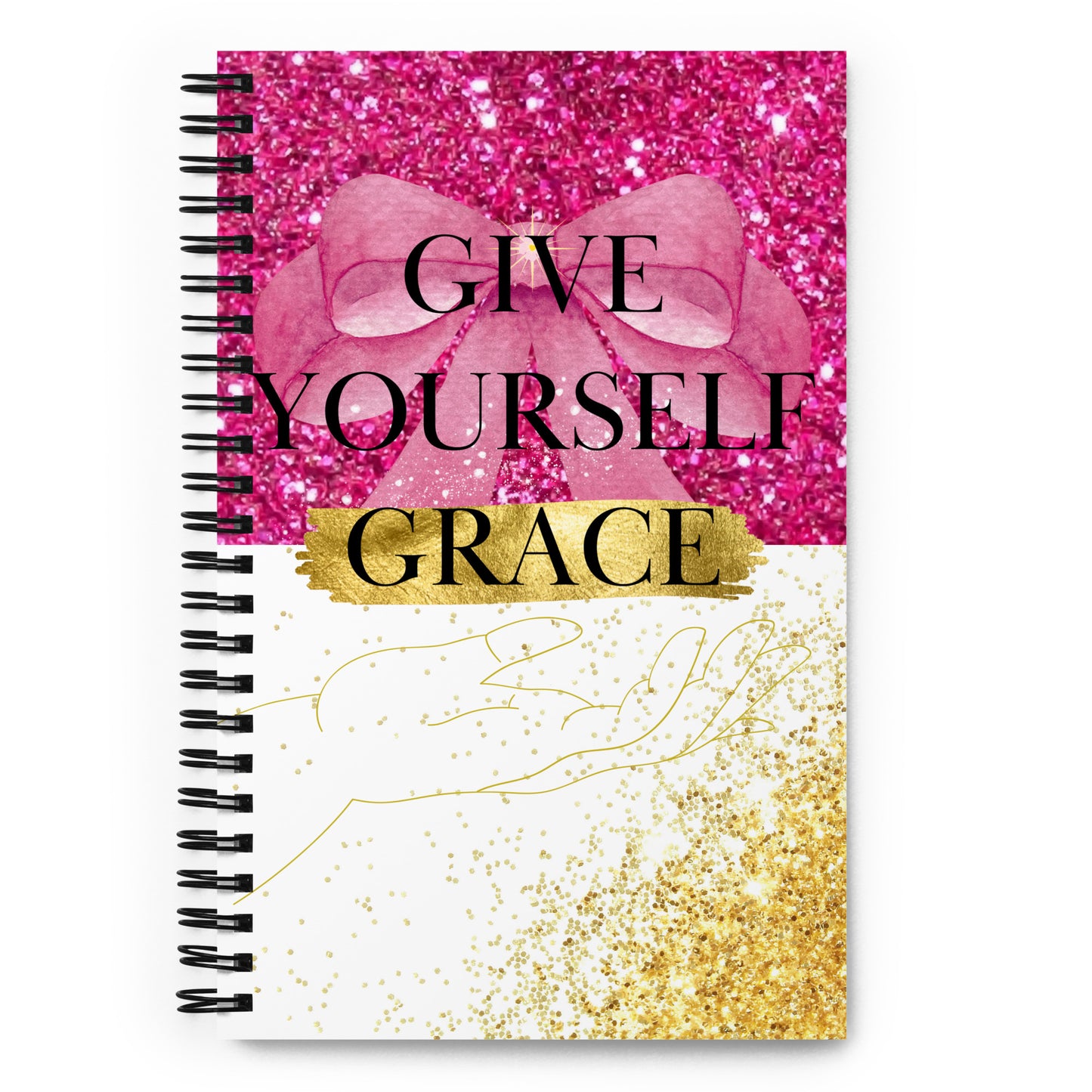 Give yourself GRACE -Spiral Notebook - Darlin Primrose