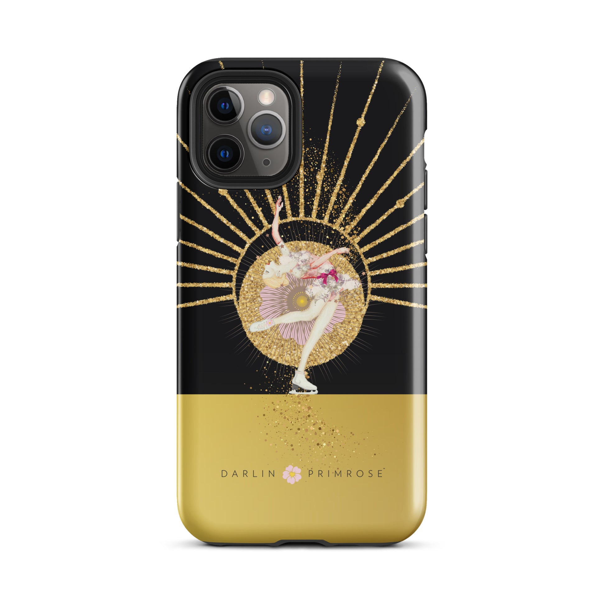 Layback Skater ( Black & Gold) -Tough Case for iPhone® - Darlin Primrose