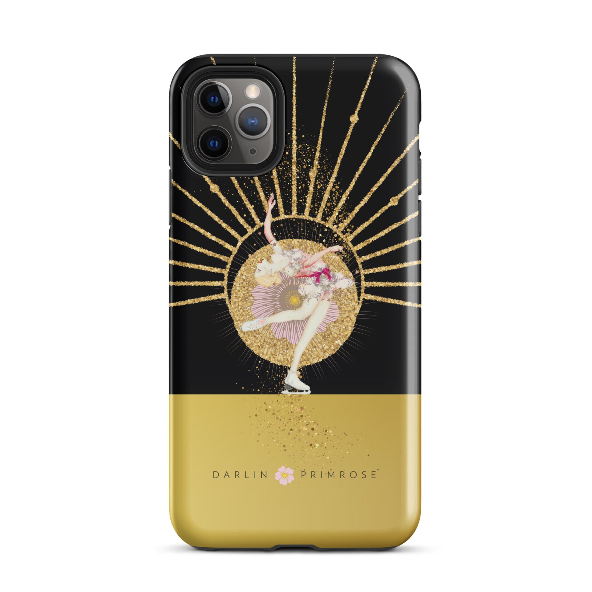 Layback Skater ( Black & Gold) -Tough Case for iPhone® - Darlin Primrose