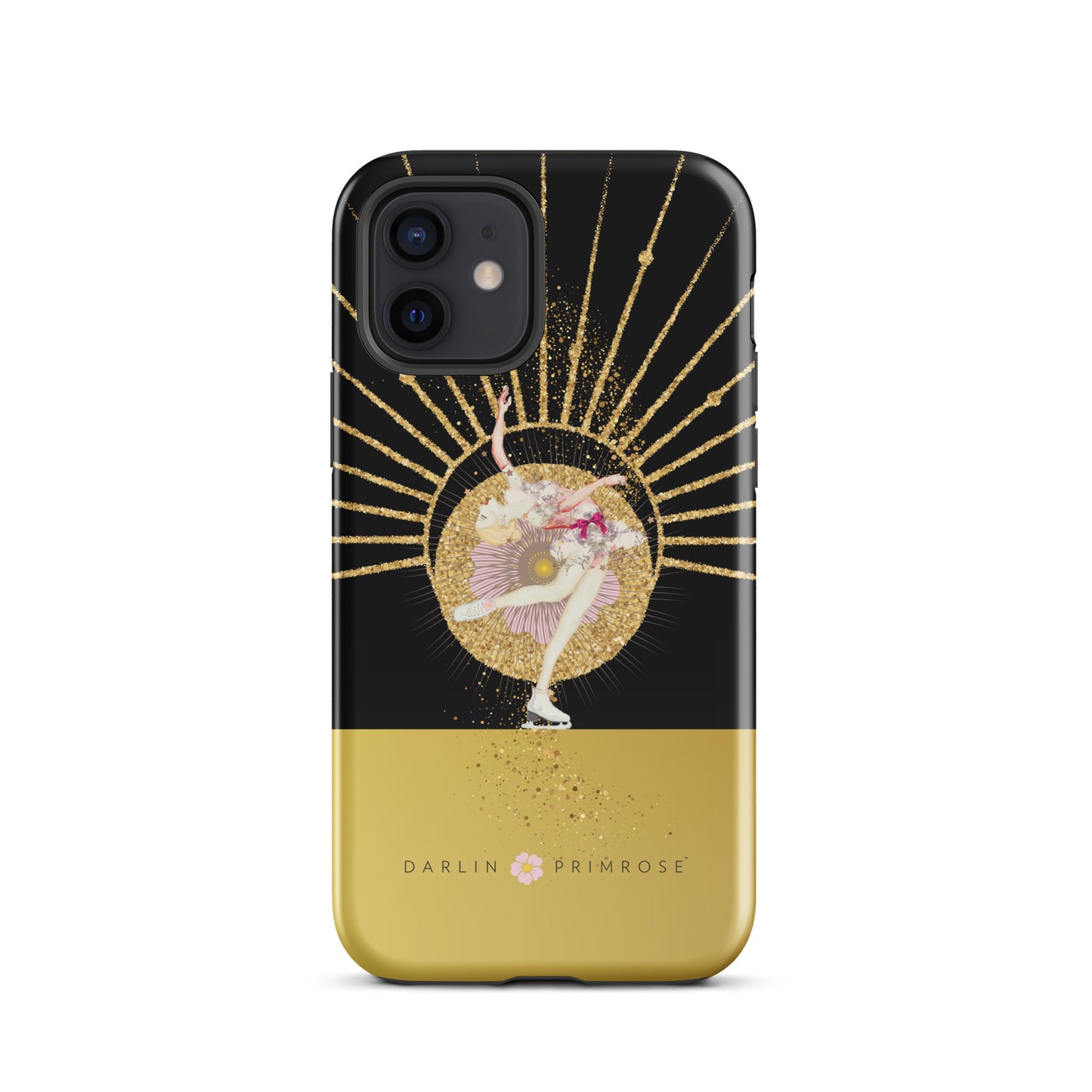 Layback Skater ( Black & Gold) -Tough Case for iPhone® - Darlin Primrose