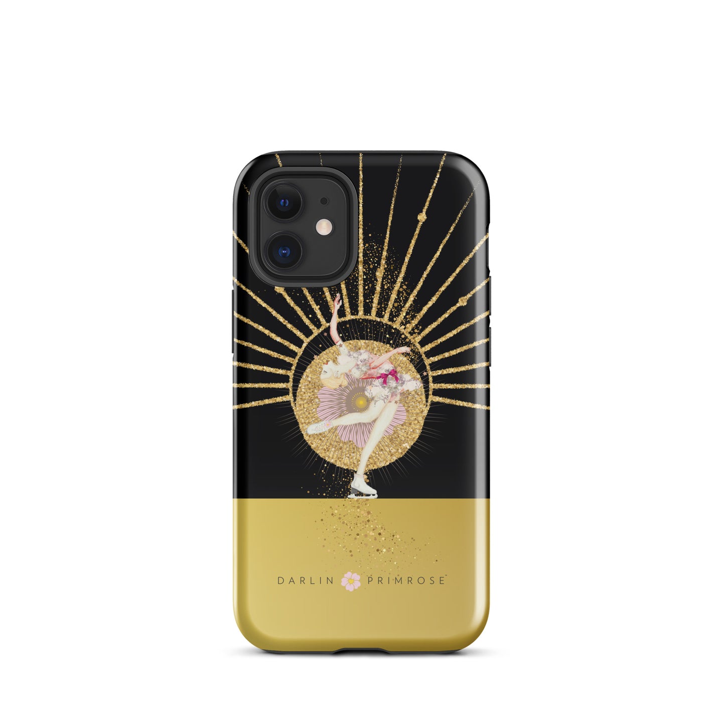 Layback Skater ( Black & Gold) -Tough Case for iPhone® - Darlin Primrose