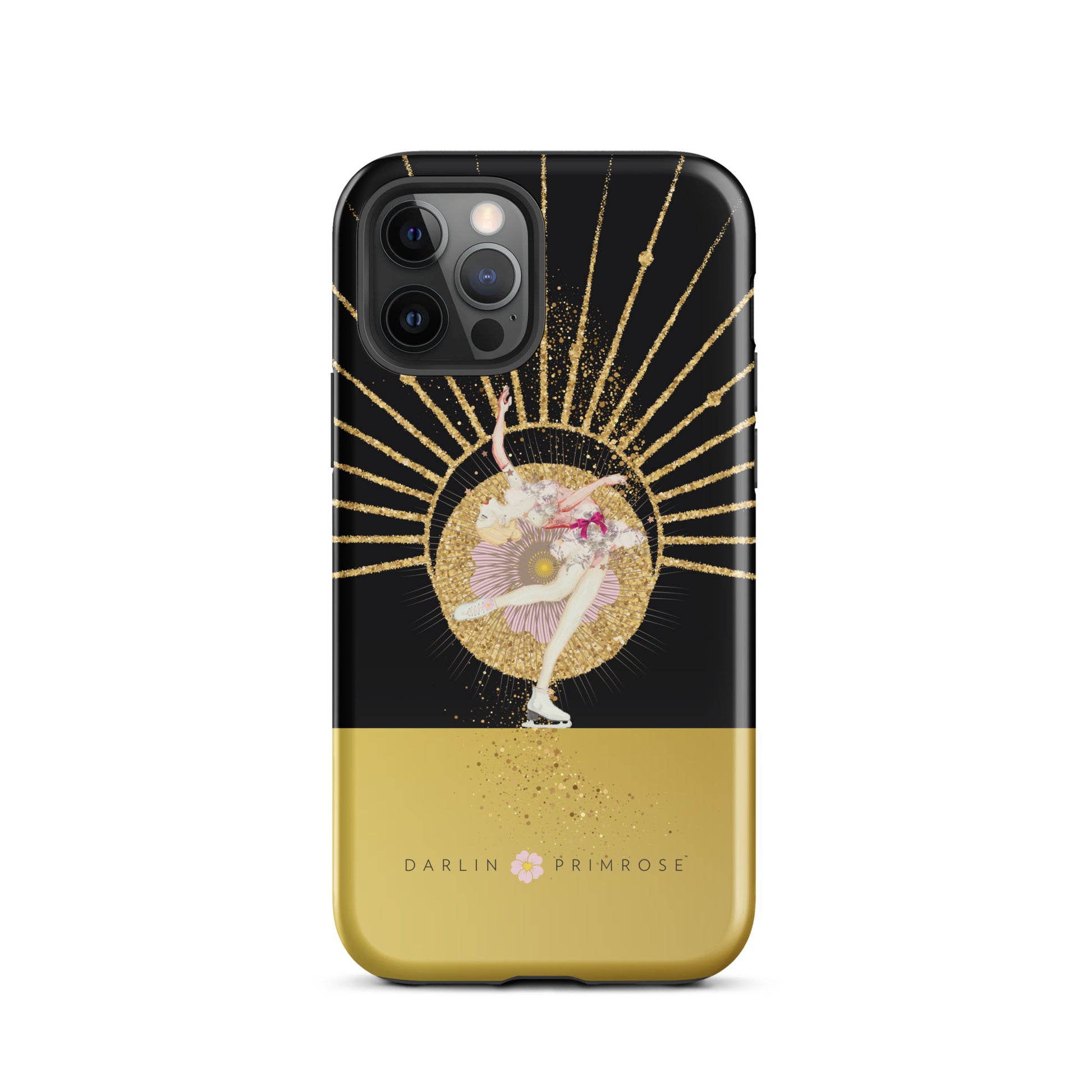 Layback Skater ( Black & Gold) -Tough Case for iPhone® - Darlin Primrose