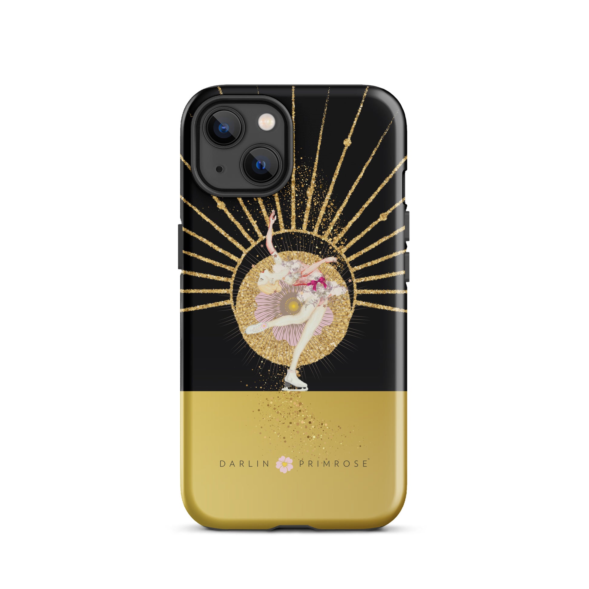 Layback Skater ( Black & Gold) -Tough Case for iPhone® - Darlin Primrose