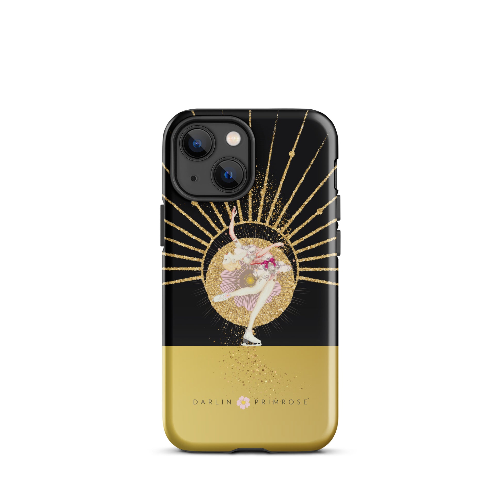 Layback Skater ( Black & Gold) -Tough Case for iPhone® - Darlin Primrose
