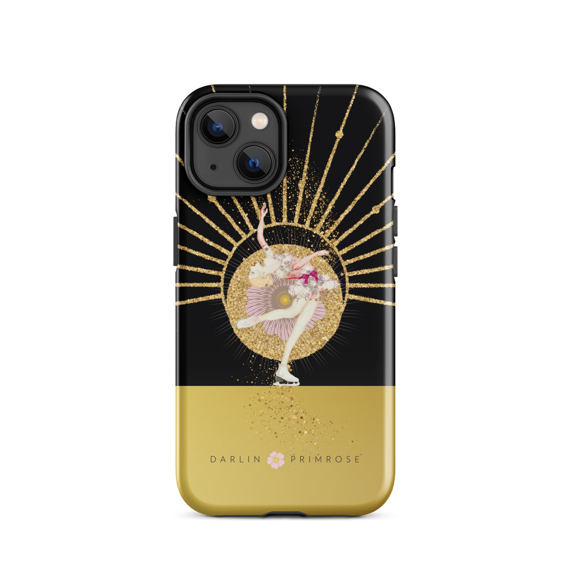 Layback Skater ( Black & Gold) -Tough Case for iPhone® - Darlin Primrose