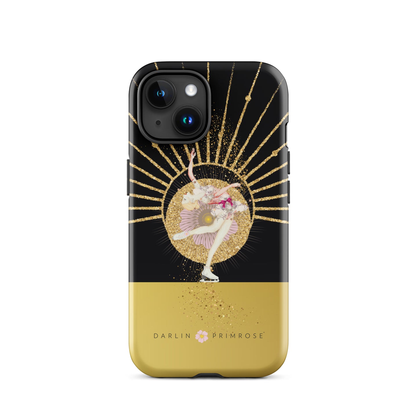 Layback Skater ( Black & Gold) -Tough Case for iPhone® - Darlin Primrose