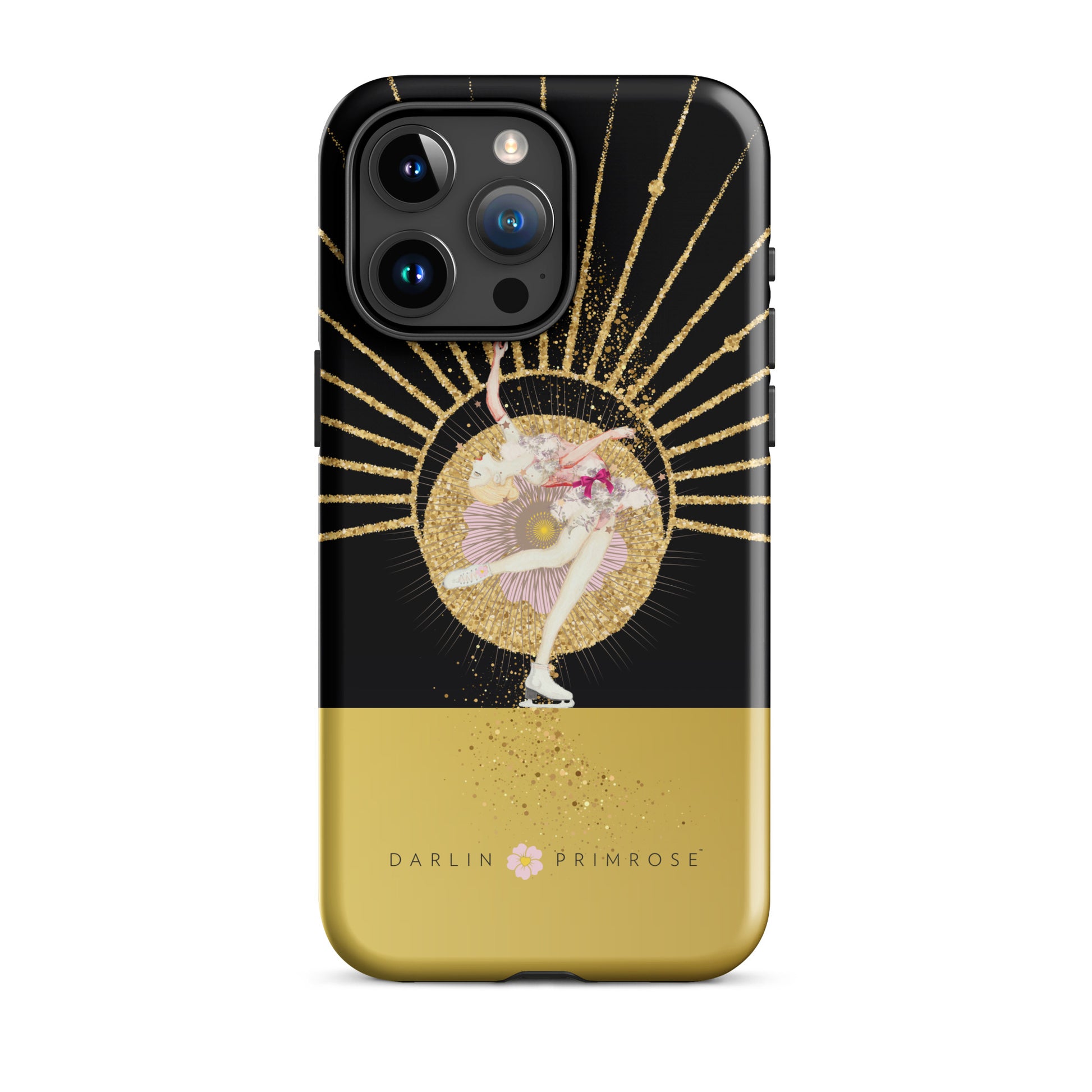 Layback Skater ( Black & Gold) -Tough Case for iPhone® - Darlin Primrose