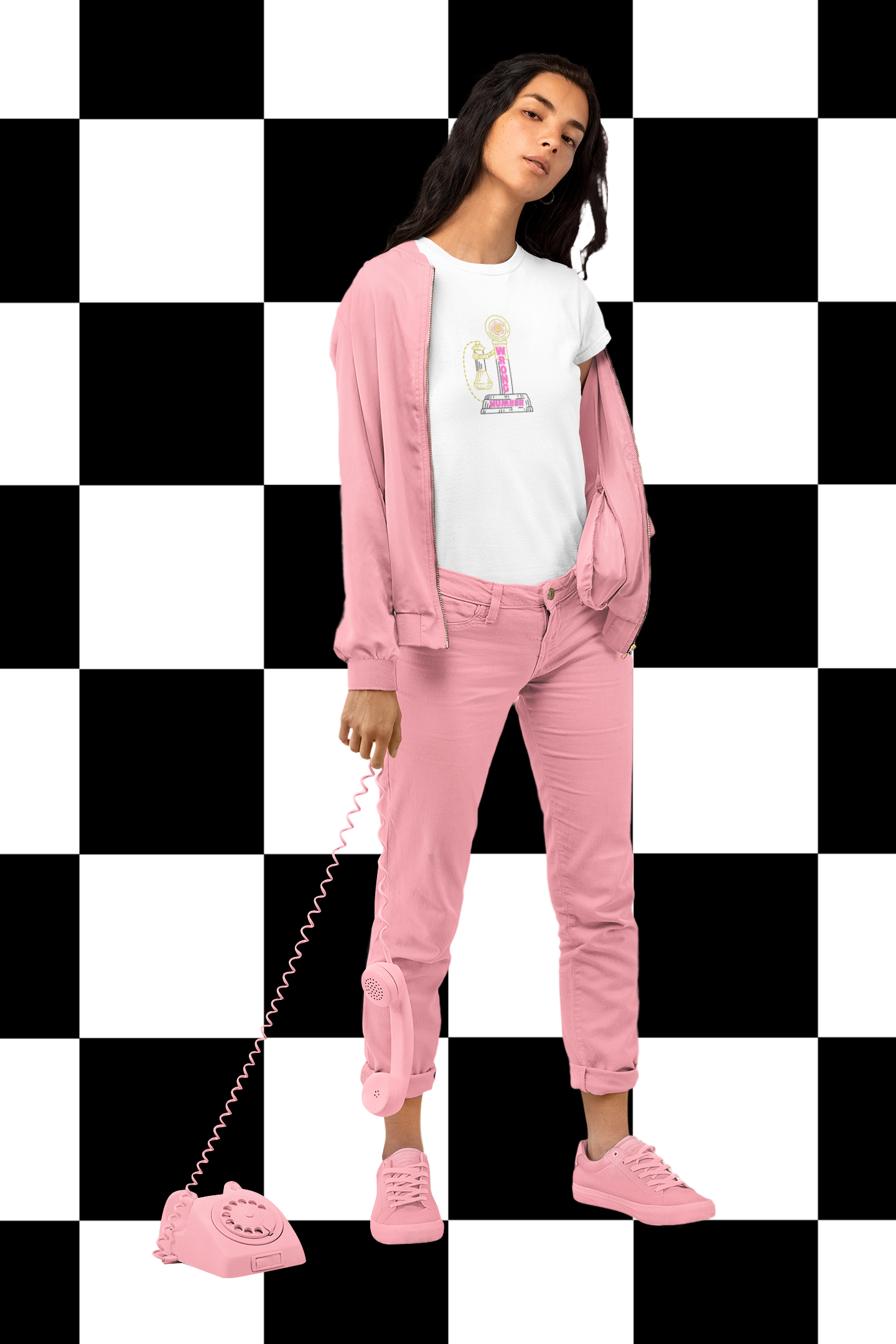 Wrong Number-Women's Softstyle Tee-Darlin Primrose™