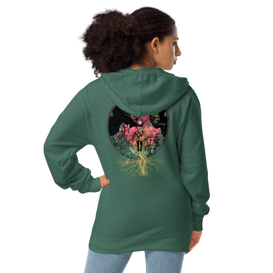 Inner Child -Unisex fleece zip up hoodie - Darlin Primrose