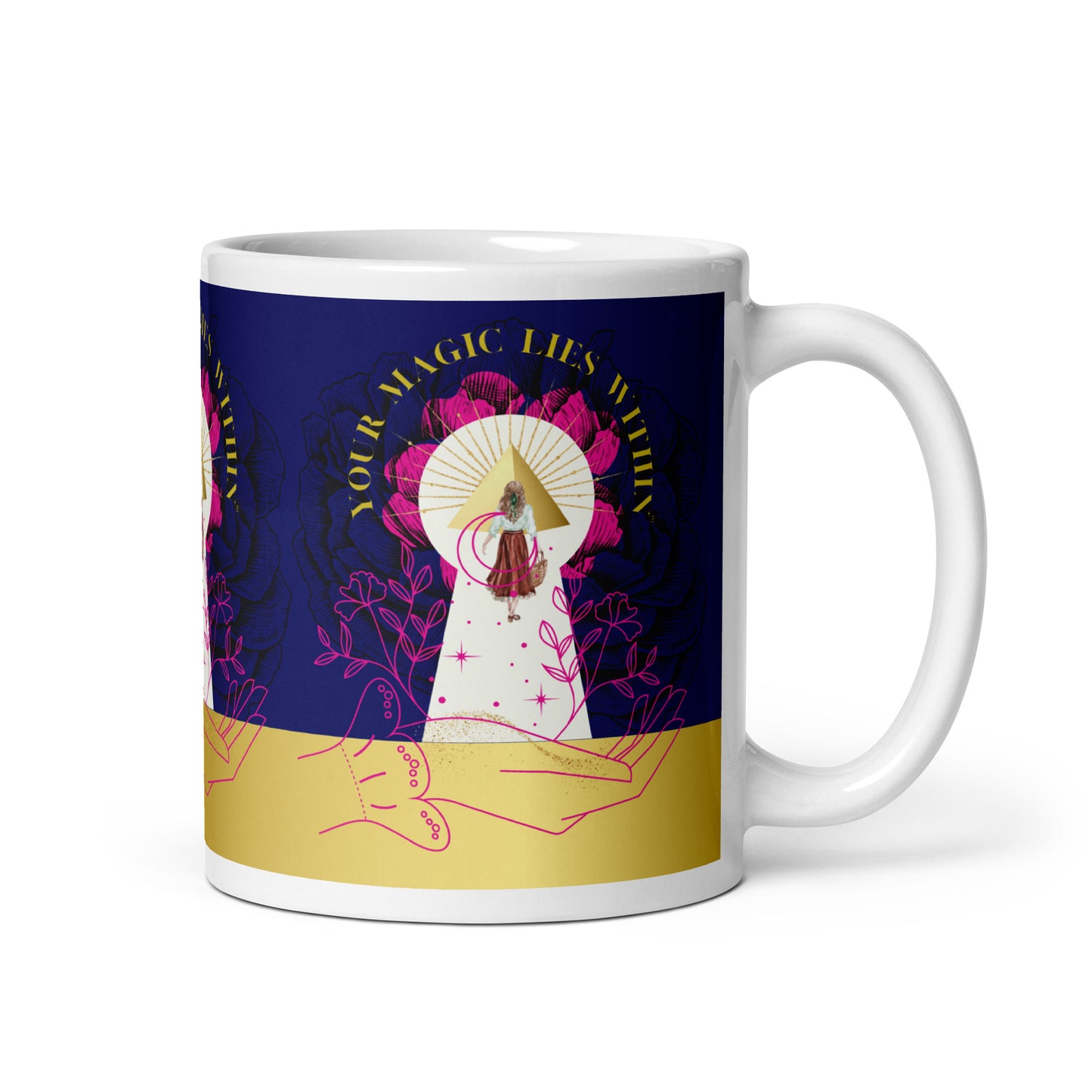 Your MAGIC lies within® Key to Happiness -Mug - Darlin Primrose