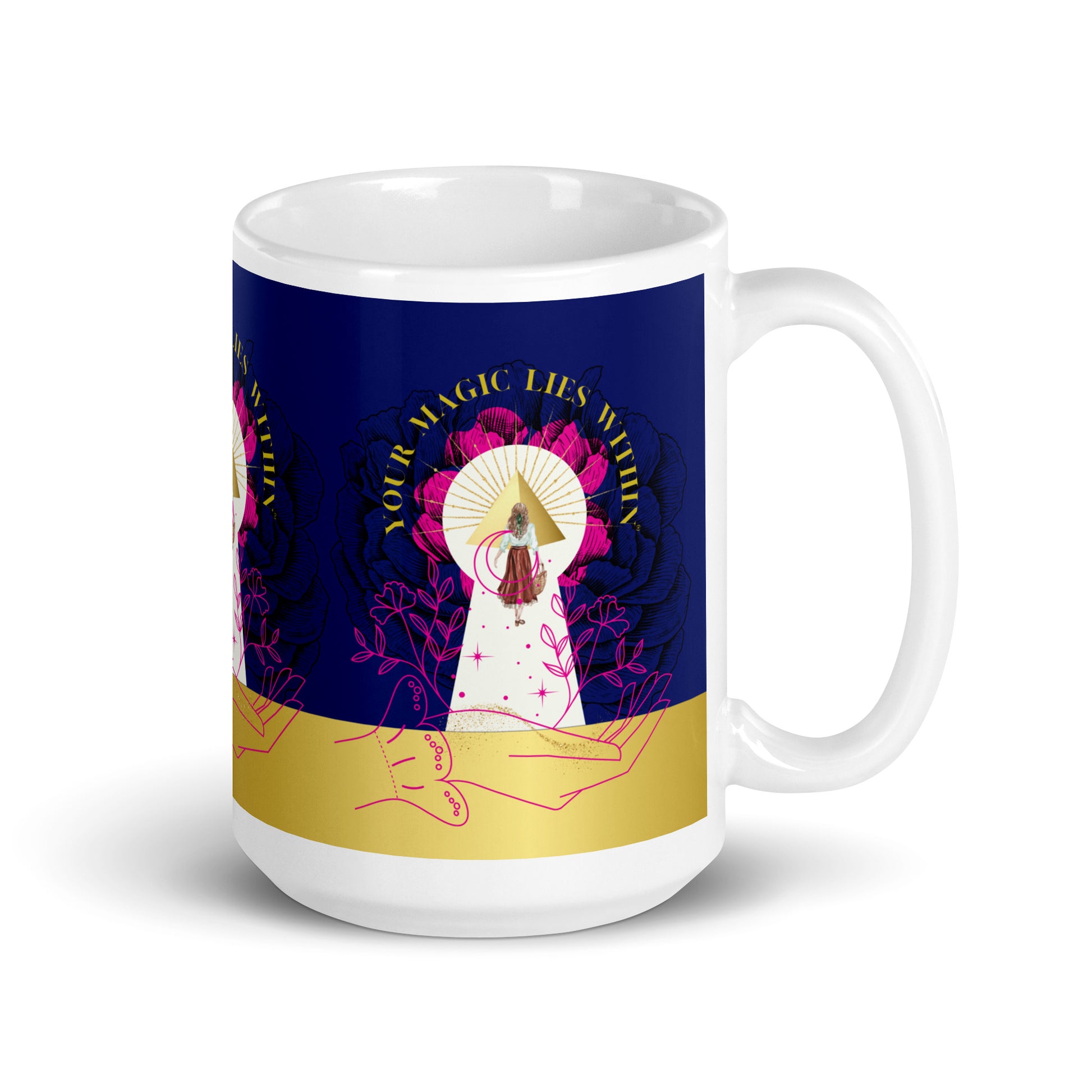 Your MAGIC lies within® Key to Happiness -Mug - Darlin Primrose