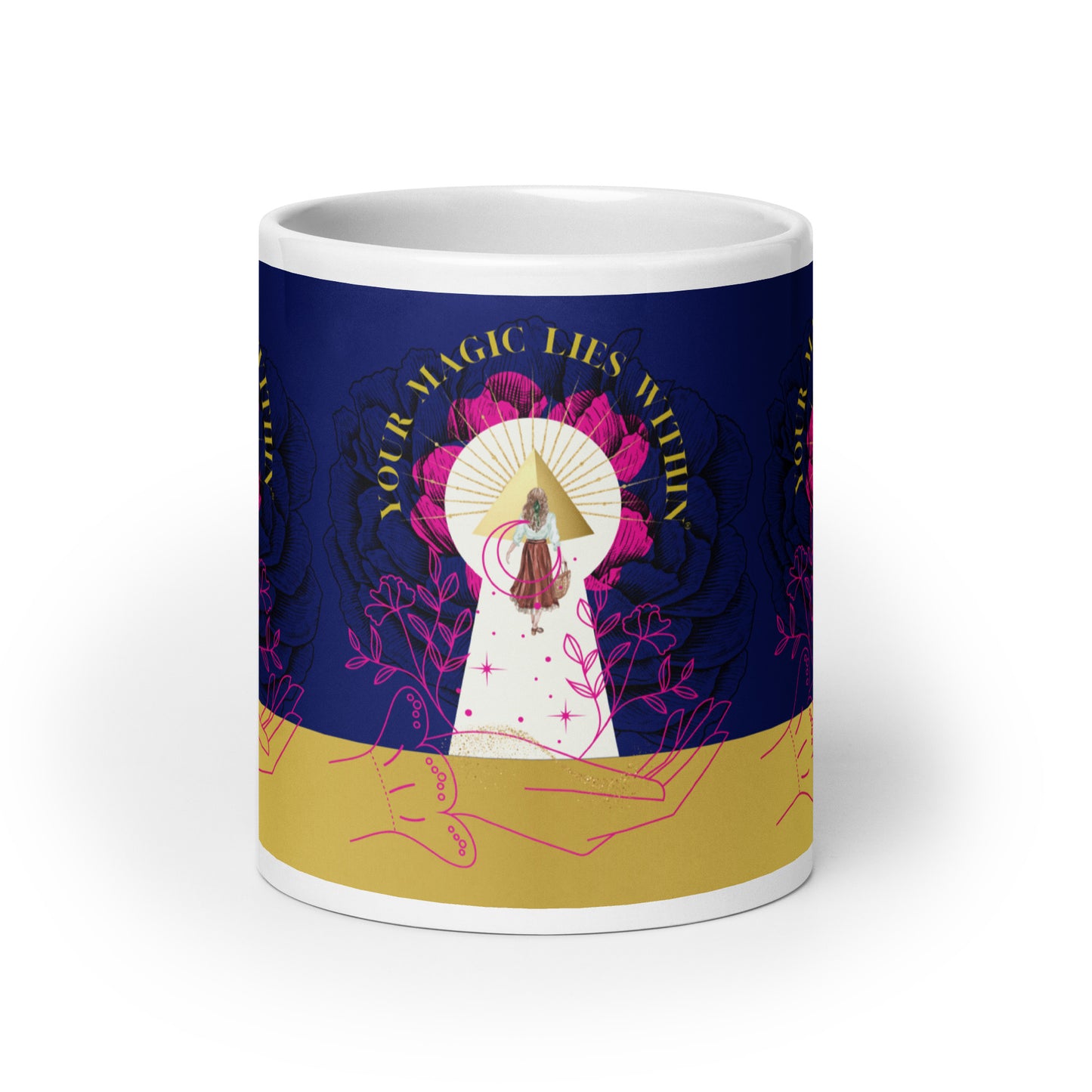 Your MAGIC lies within® Key to Happiness -Mug - Darlin Primrose