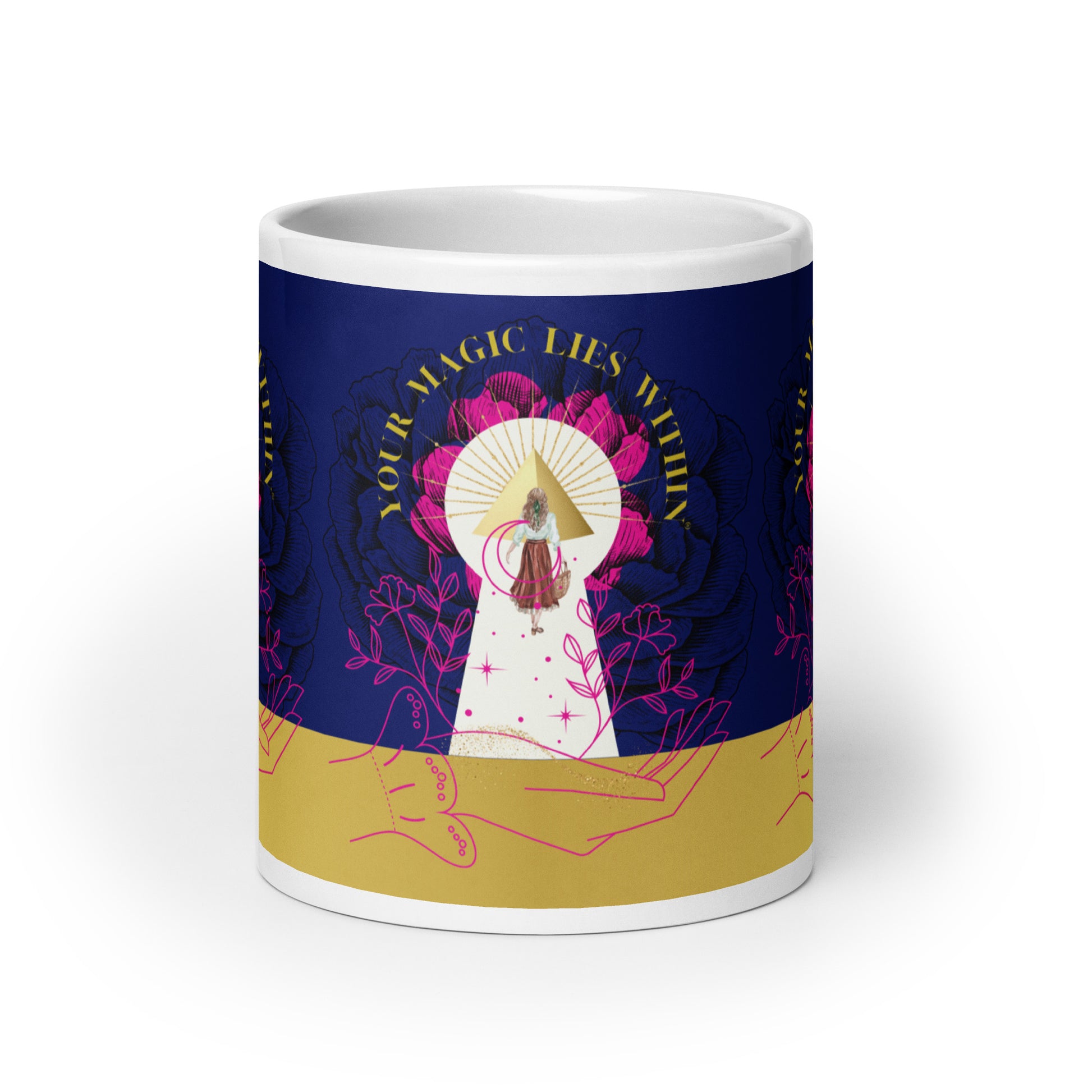 Your MAGIC lies within® Key to Happiness -Mug - Darlin Primrose