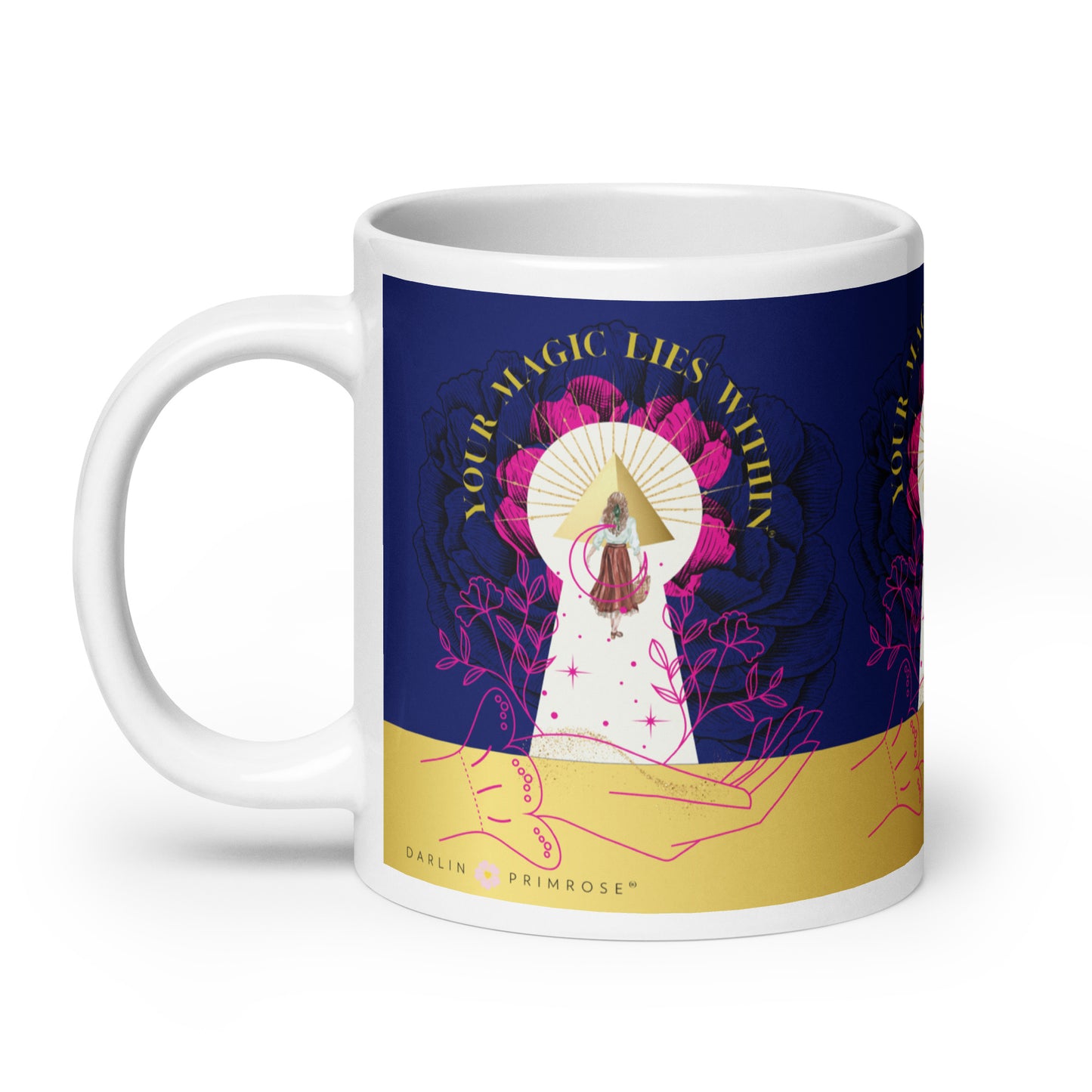 Your MAGIC lies within® Key to Happiness -Mug - Darlin Primrose