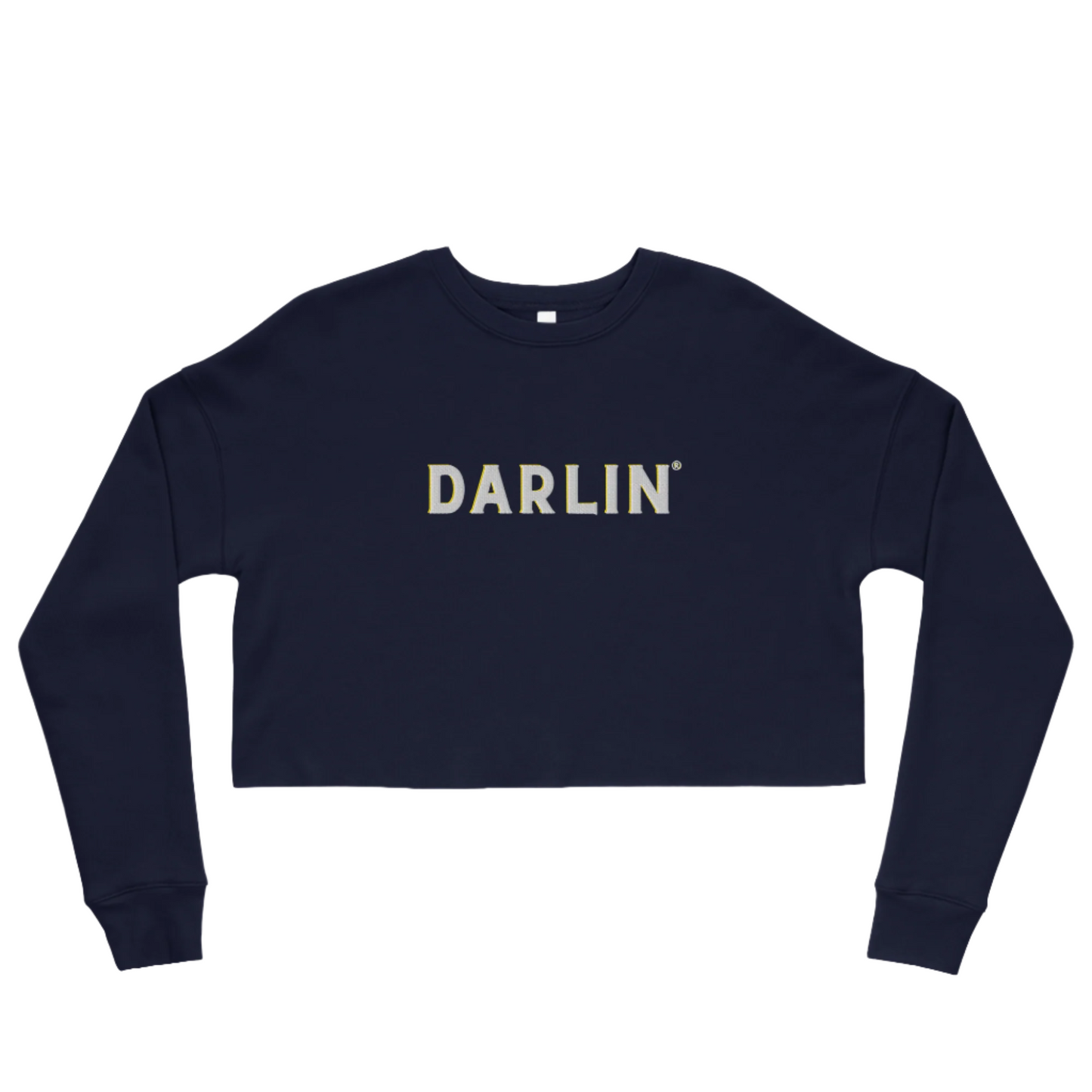 Humblebrag in your Darlin® Crop Sweatshirt – Soft pink, playful, and trendy.