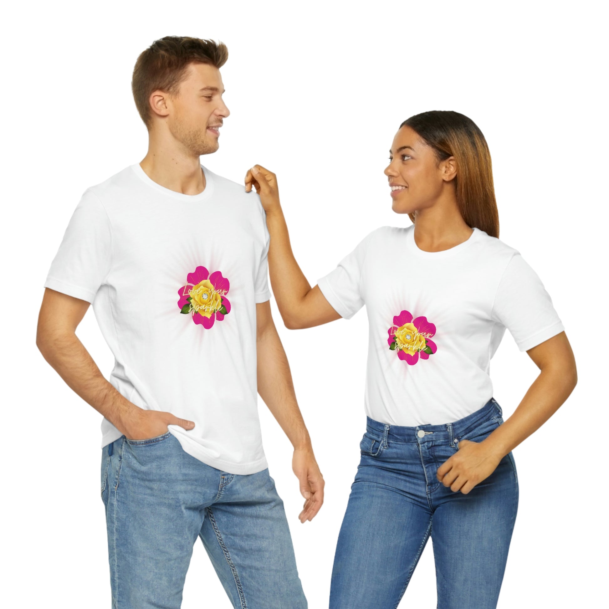 Love your sparkle Unisex Jersey Short Sleeve Tee - Darlin Primrose