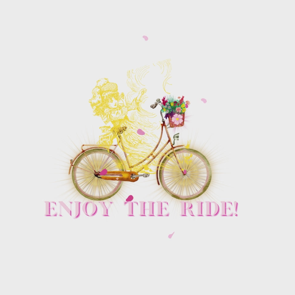 Enjoy the RIDE! Woman's Softstyle tee VIDEO - Darlin Primrose™