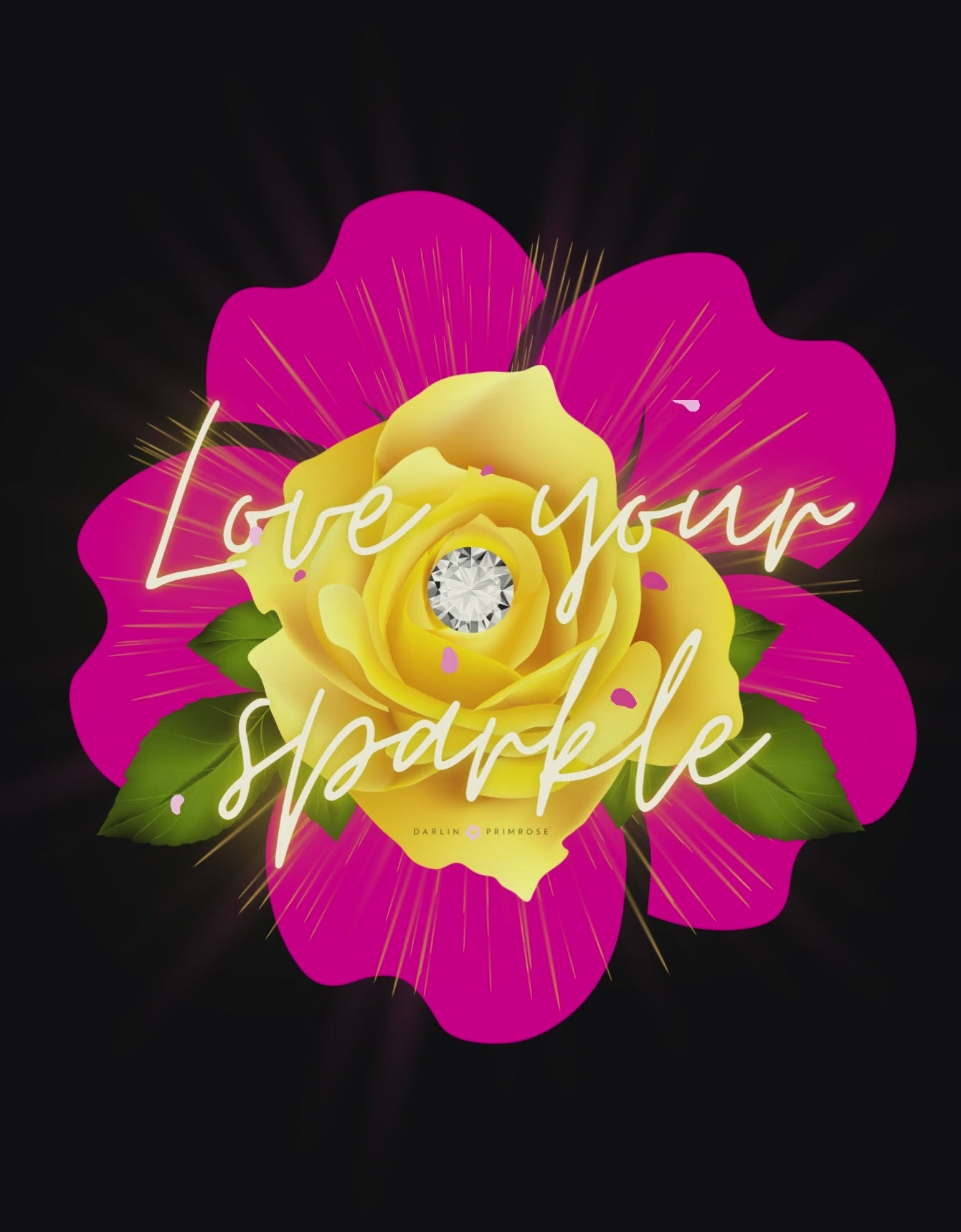 Love your sparkle -Unisex Jersey Short Sleeve Tee - Darlin Primrose™