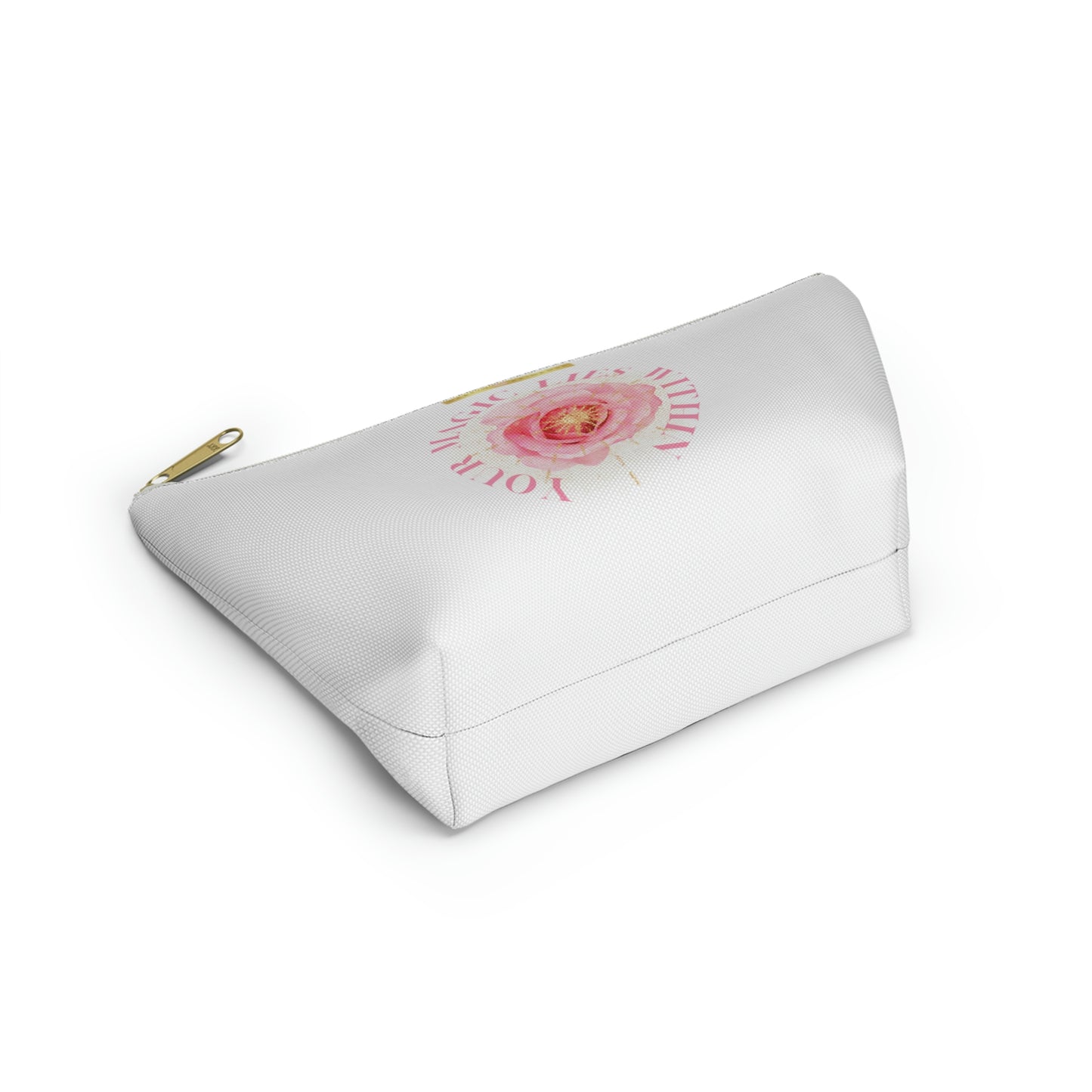 Your MAGIC lies within™ Radiant Rose ( White) Accessory Pouch w T-bottom - Darlin Primrose